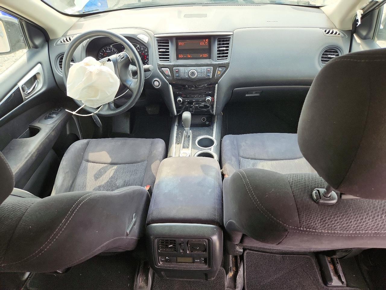 2013 Nissan Pathfinder S Silver vin: 5N1AR2MM0DC617983