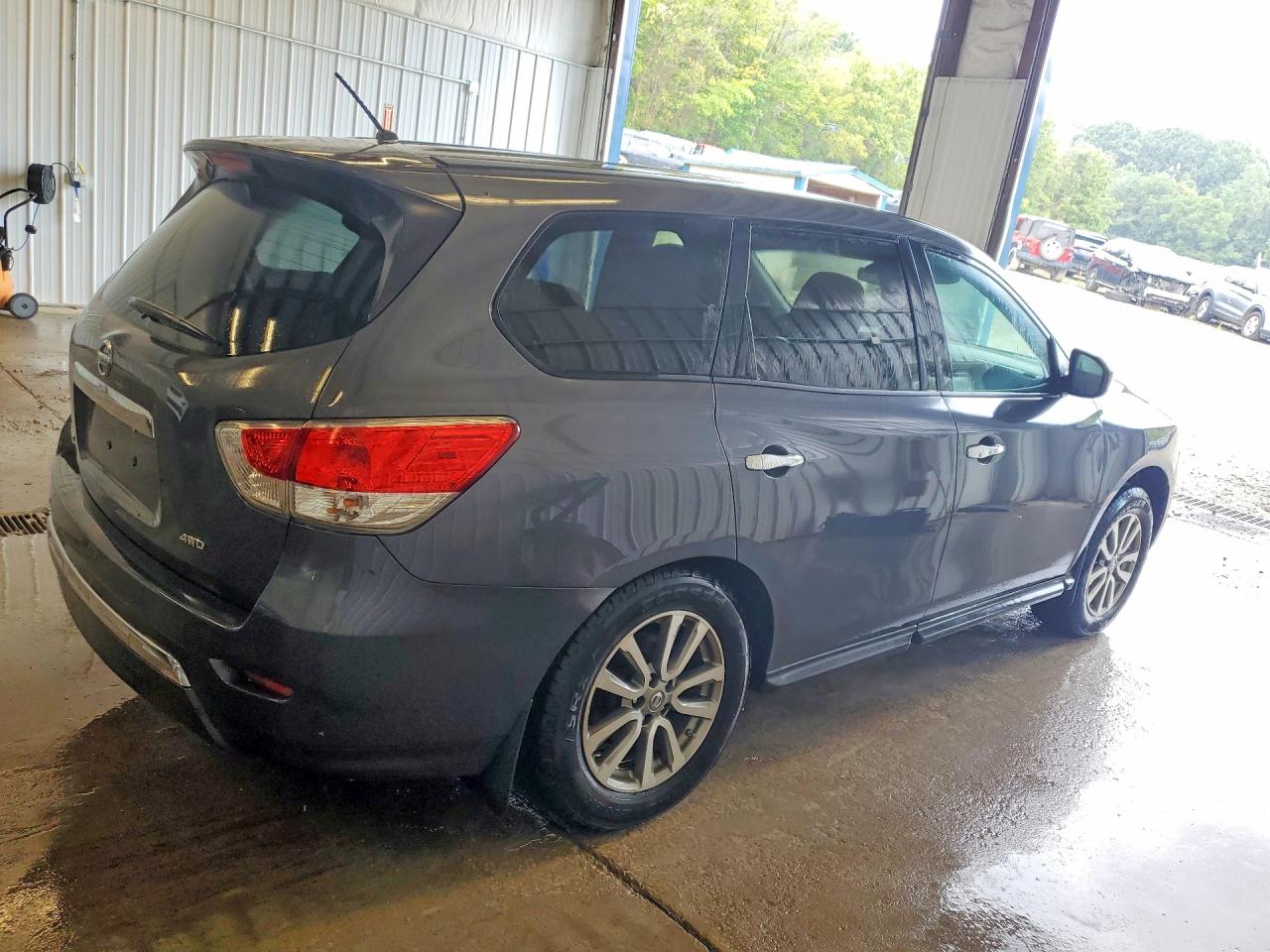 2013 Nissan Pathfinder S Gray vin: 5N1AR2MM0DC623542