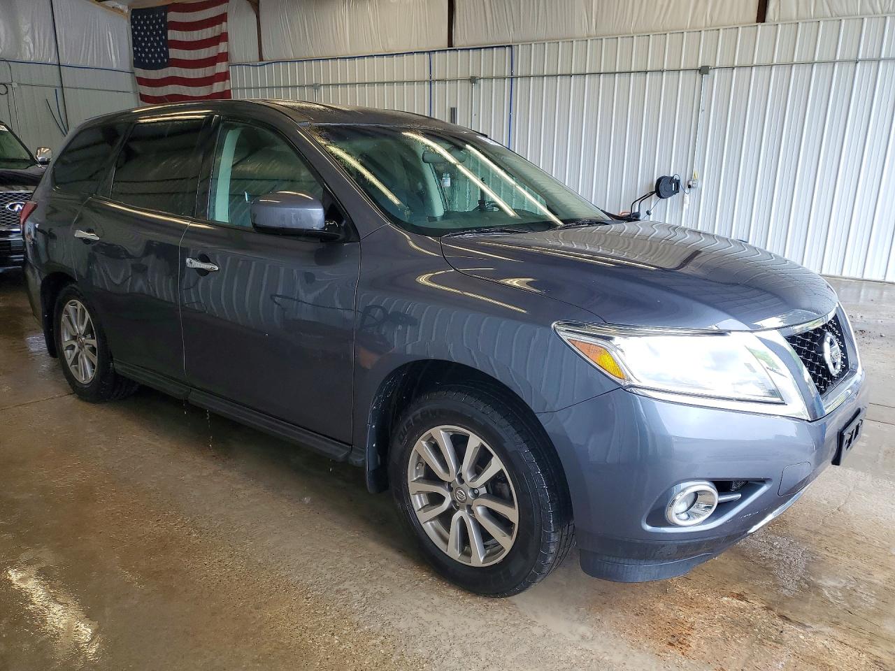 2013 Nissan Pathfinder S Gray vin: 5N1AR2MM0DC623542