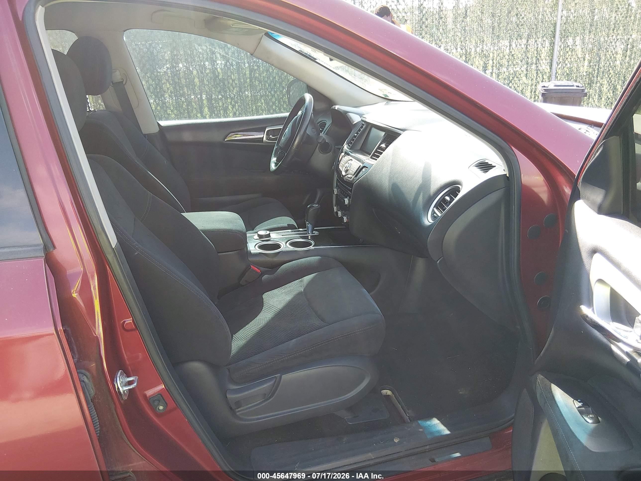 2013 Nissan Pathfinder Sv Красный vin: 5N1AR2MM0DC638722