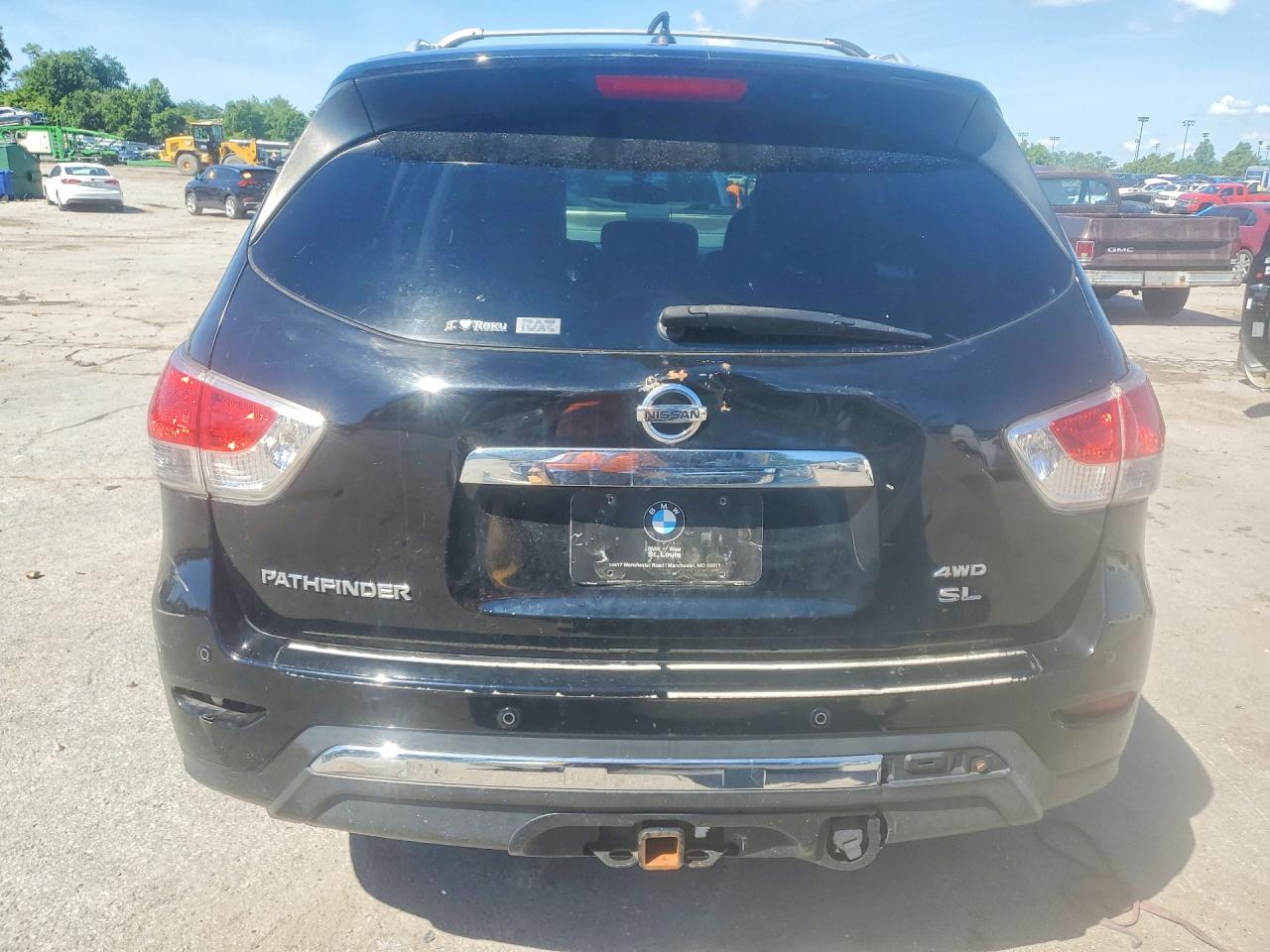 2013 Nissan Pathfinder S Black vin: 5N1AR2MM0DC641667