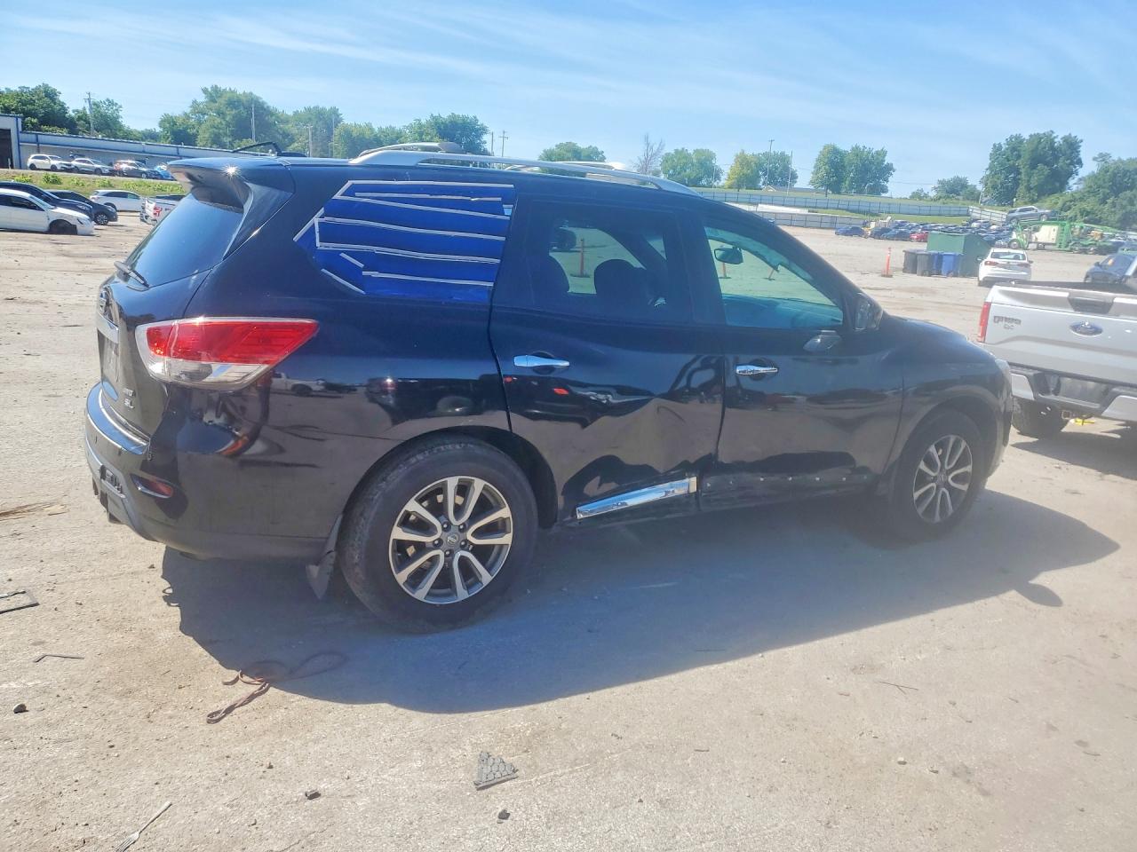 2013 Nissan Pathfinder S Black vin: 5N1AR2MM0DC641667