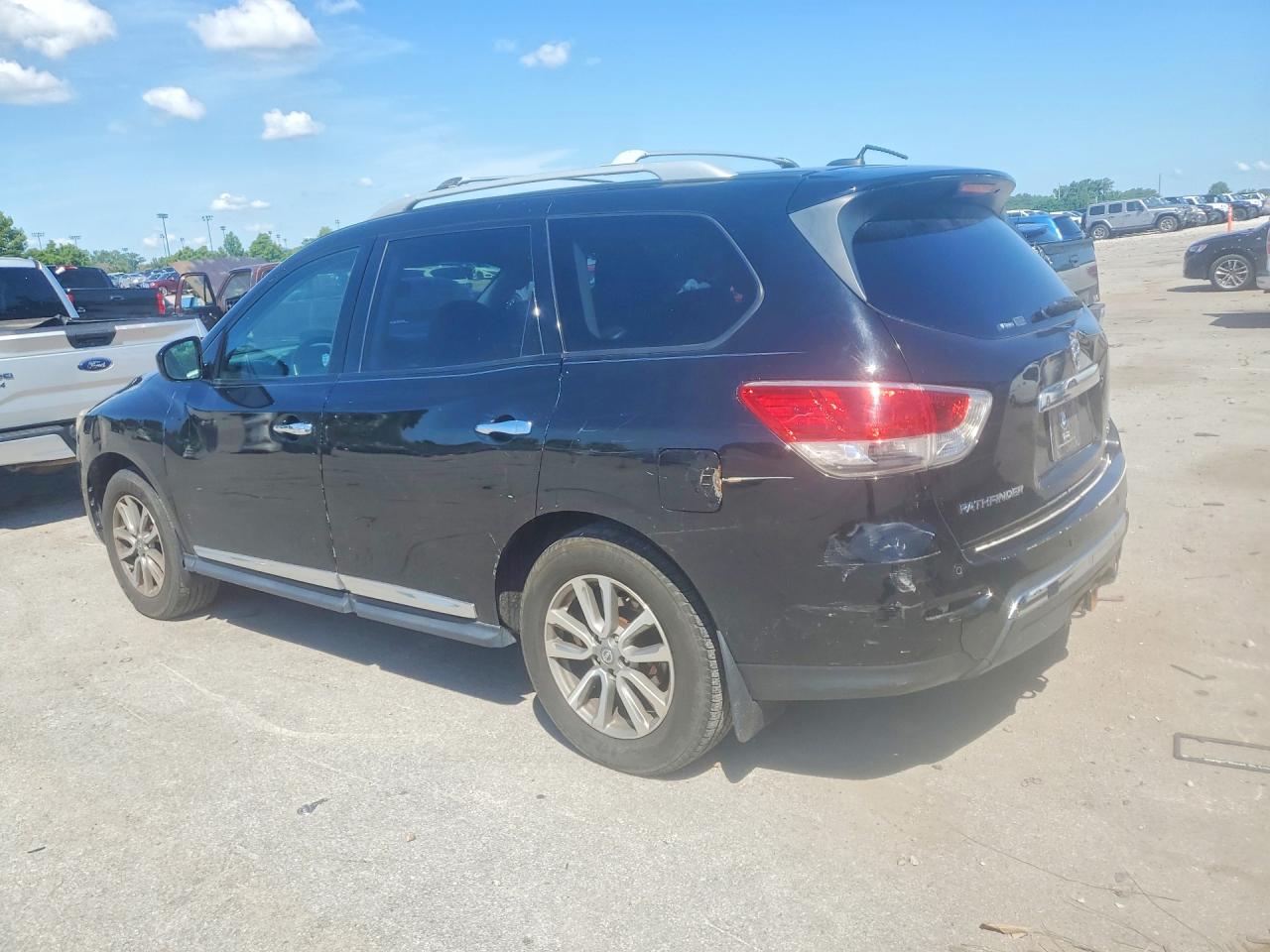 2013 Nissan Pathfinder S Black vin: 5N1AR2MM0DC641667