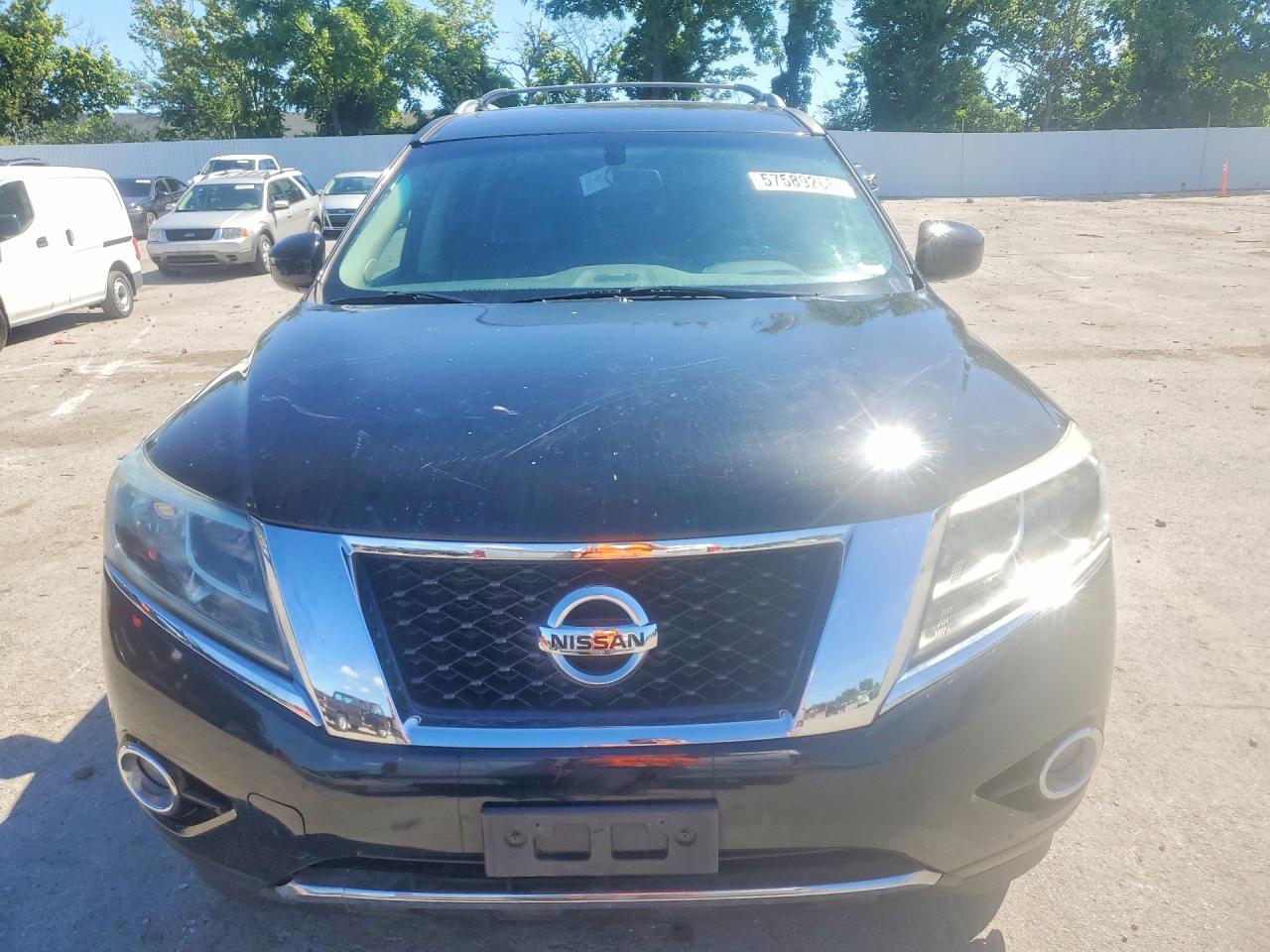 2013 Nissan Pathfinder S Black vin: 5N1AR2MM0DC641667