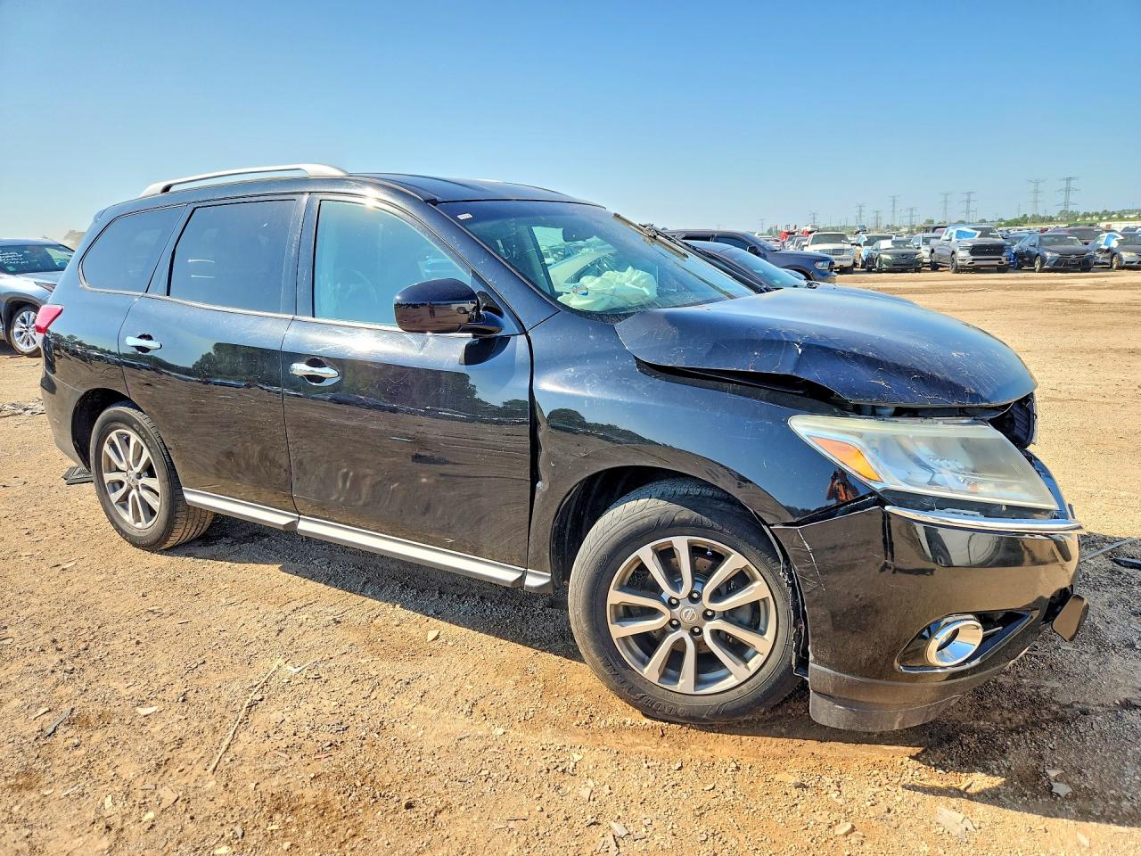 2013 Nissan Pathfinder S/sv/sl/platinum Black vin: 5N1AR2MM0DC661580