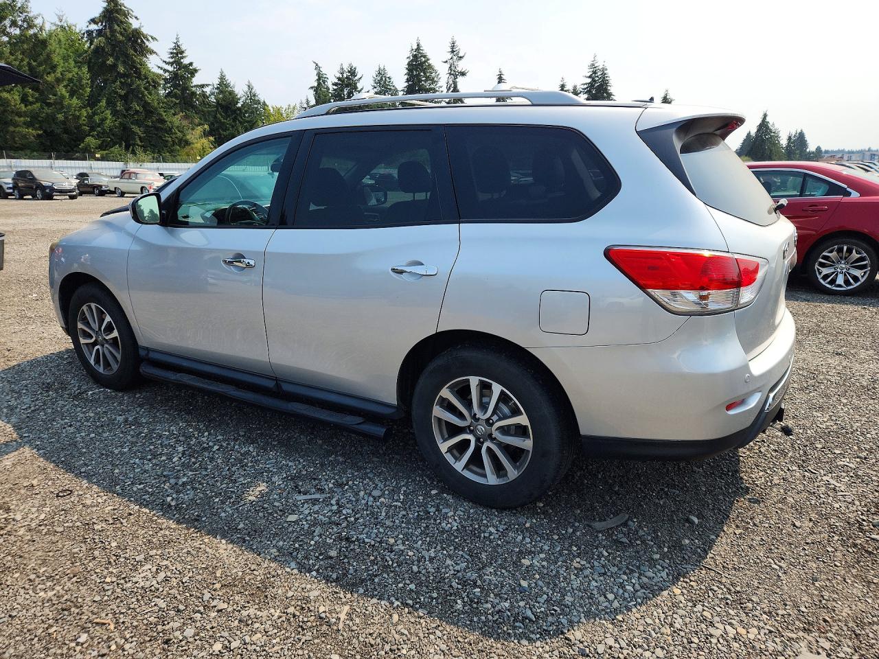 2013 Nissan Pathfinder S Silver vin: 5N1AR2MM0DC663796