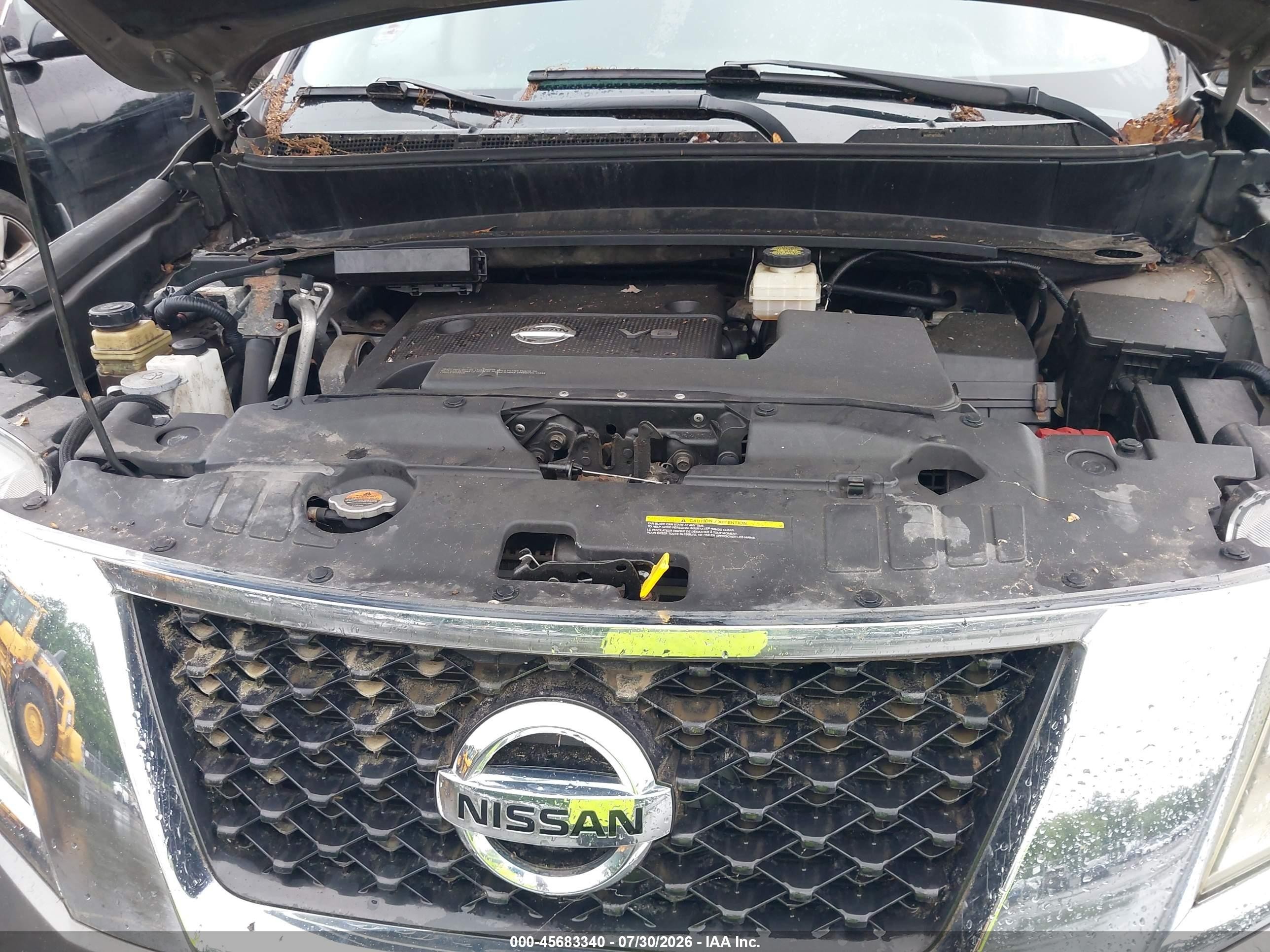 2013 Nissan Pathfinder Platinum Brown vin: 5N1AR2MM0DC670098