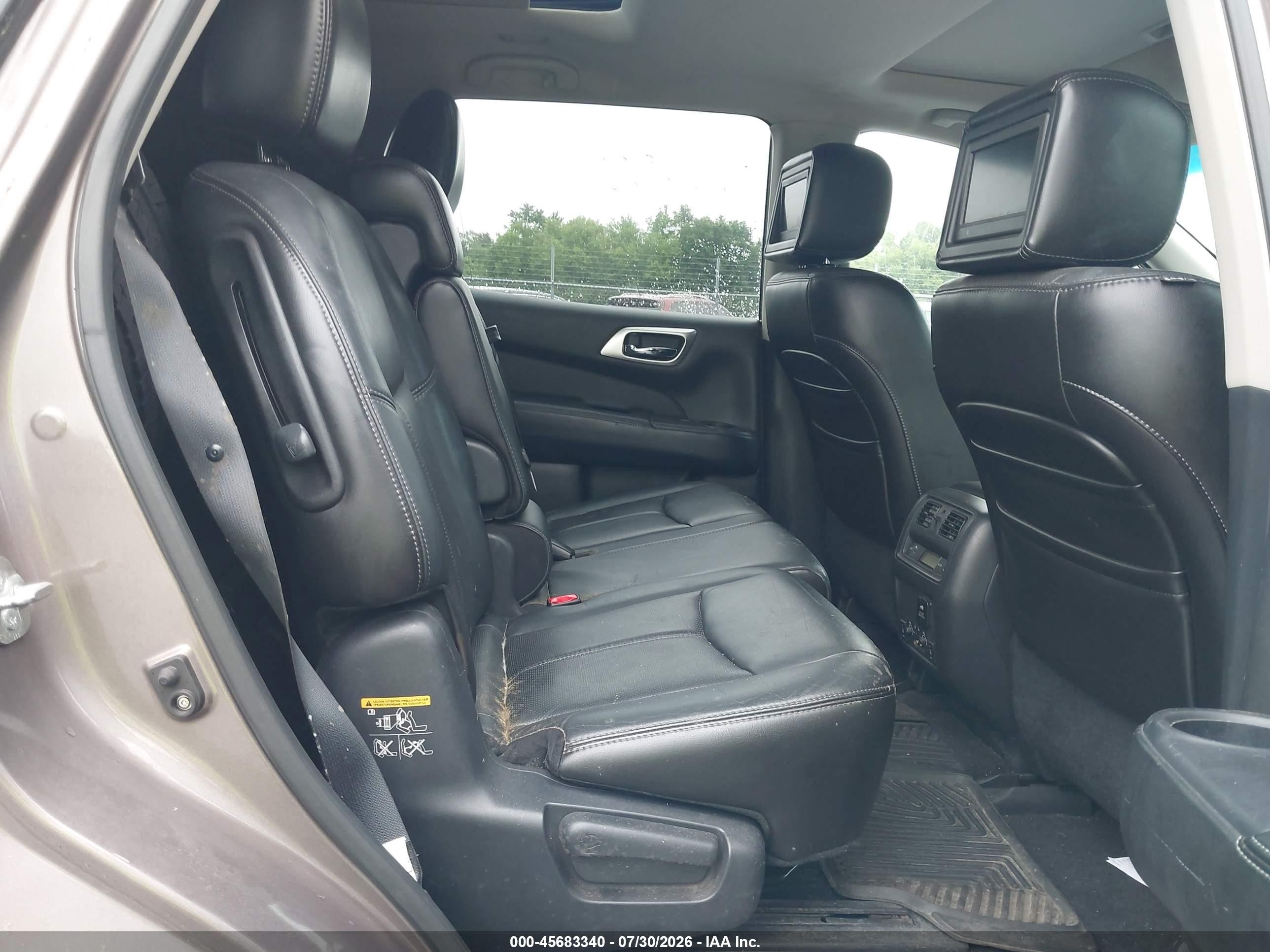 2013 Nissan Pathfinder Platinum Brown vin: 5N1AR2MM0DC670098