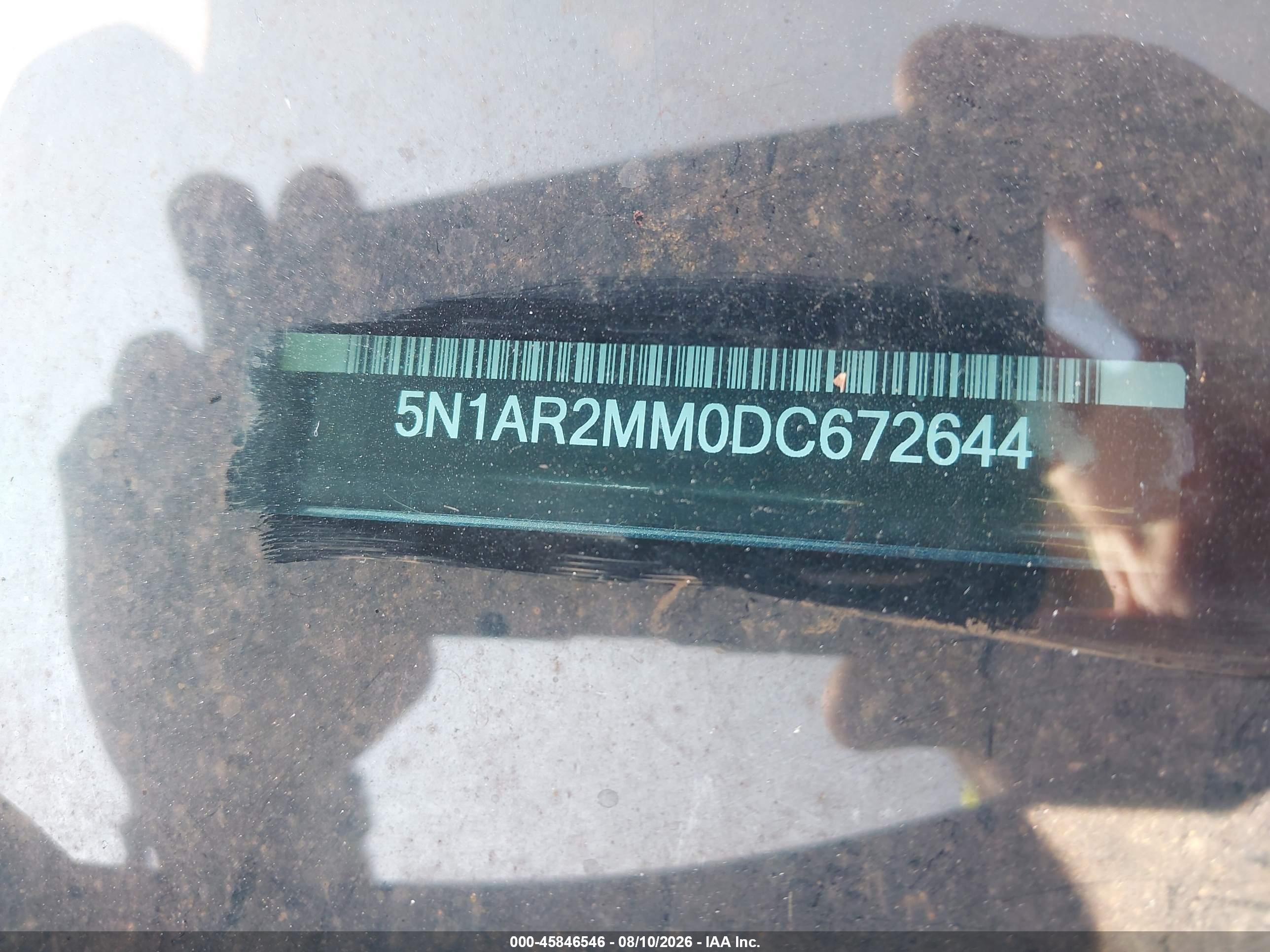 2013 Nissan Pathfinder Sl Blue vin: 5N1AR2MM0DC672644