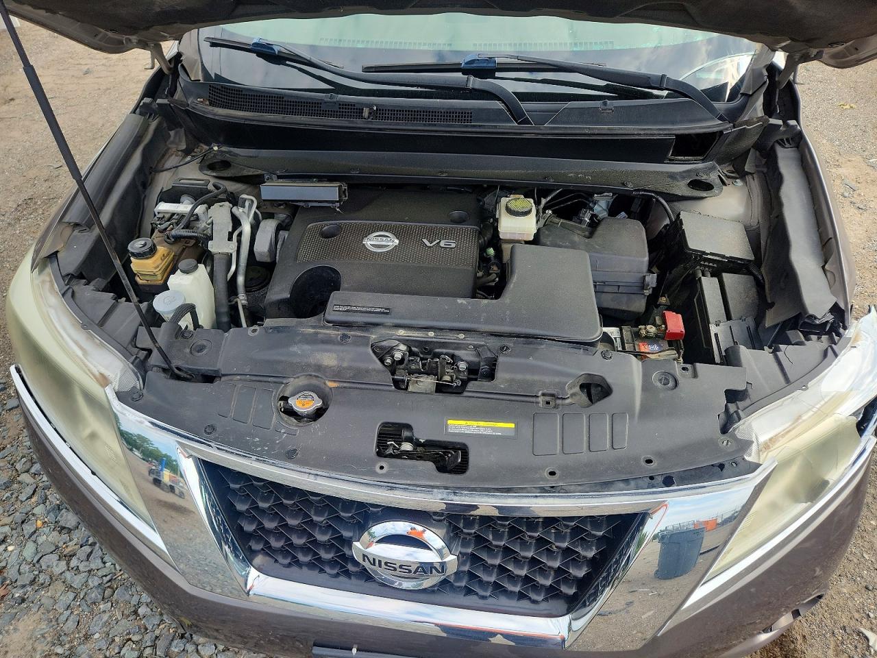 2014 Nissan Pathfinder S Brown vin: 5N1AR2MM0EC619296