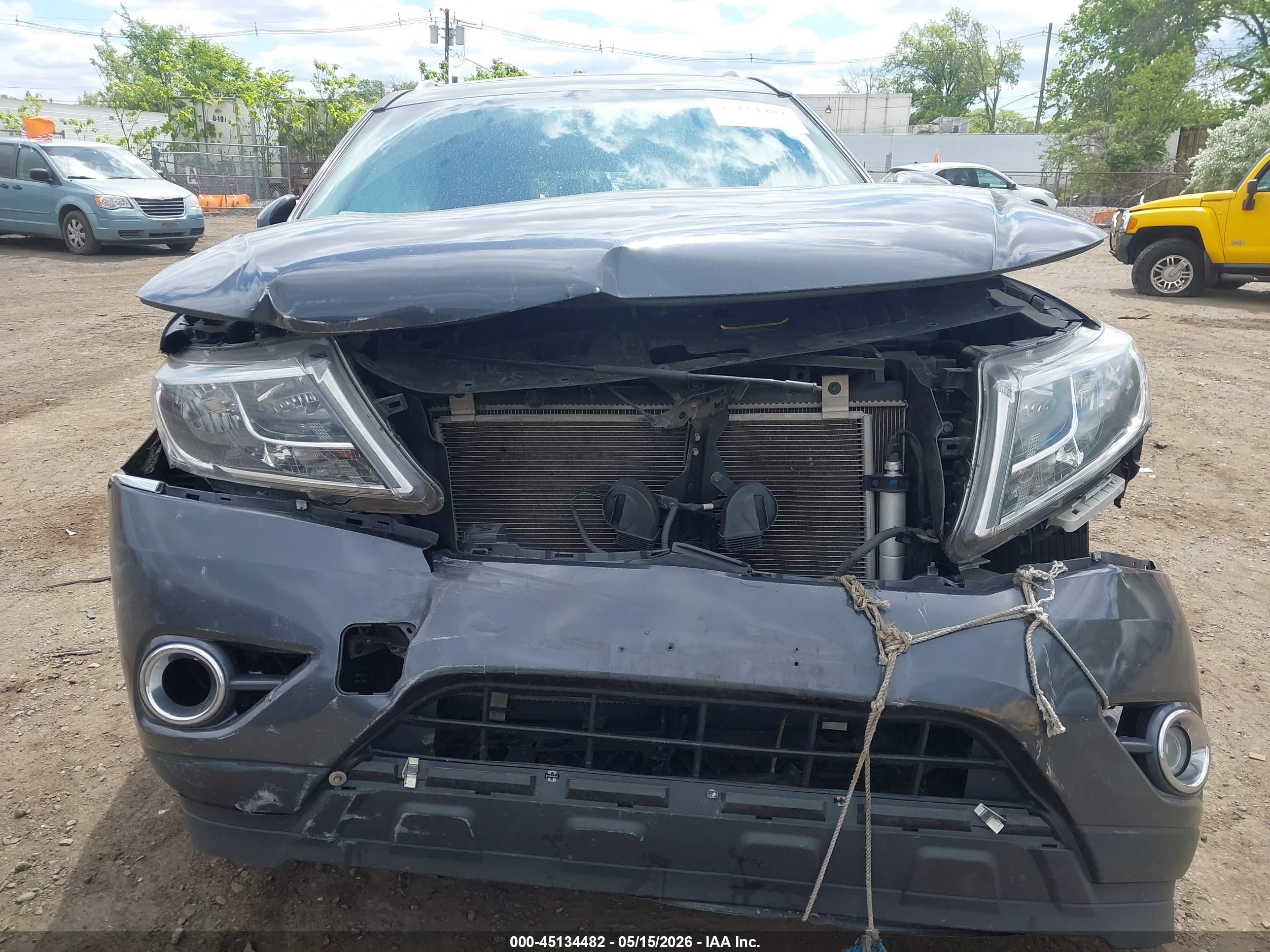 2014 Nissan Pathfinder Sl Gray vin: 5N1AR2MM0EC630234