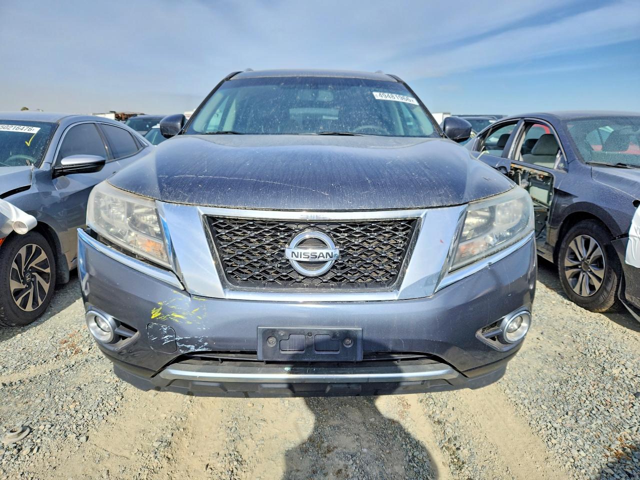 2014 Nissan Pathfinder Sl Gray vin: 5N1AR2MM0EC630783
