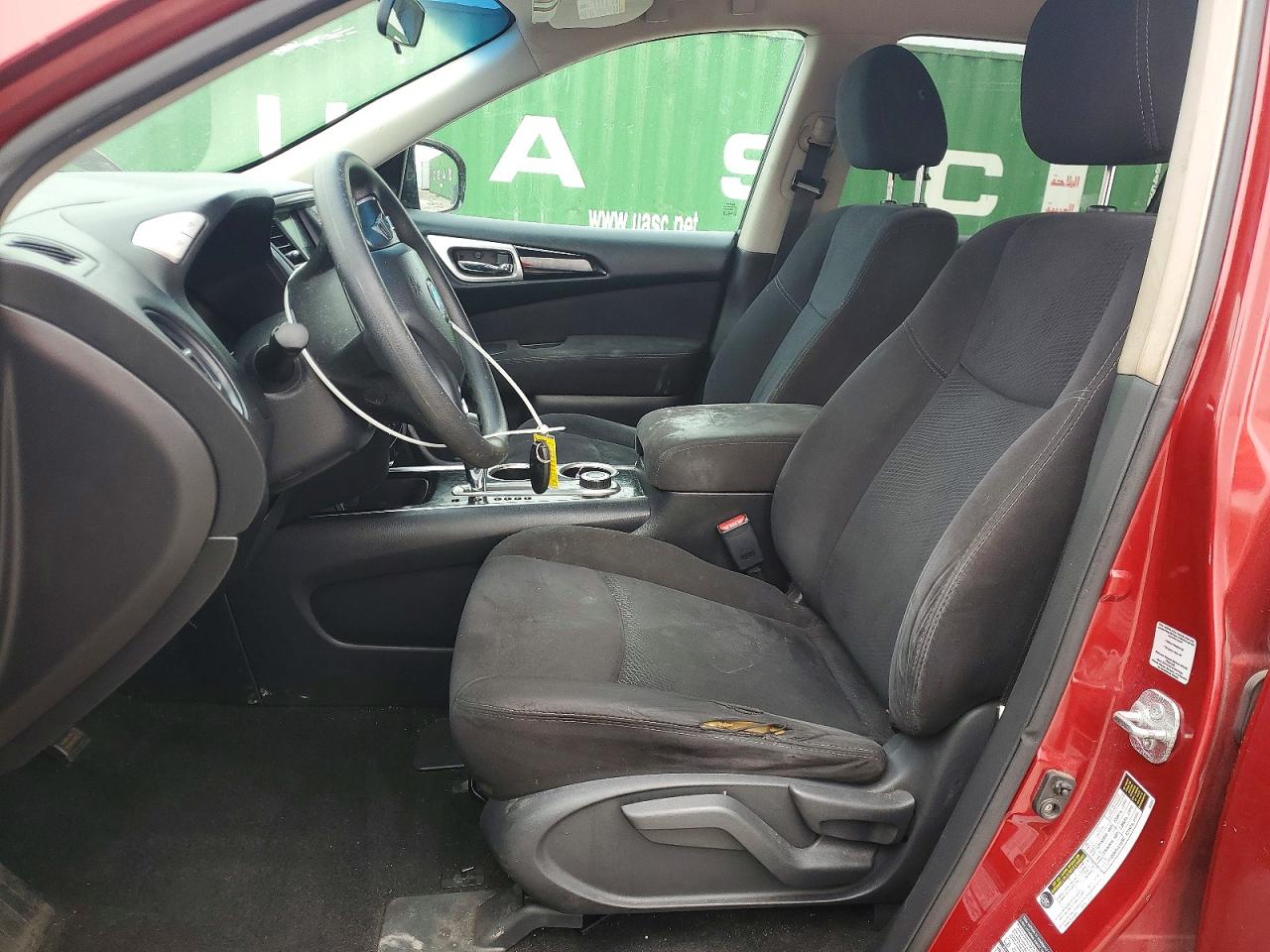 2014 Nissan Pathfinder S Red vin: 5N1AR2MM0EC634560