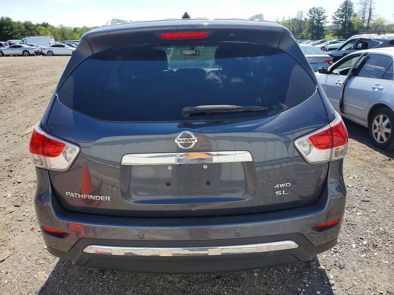 2014 Nissan Pathfinder Sl Серый vin: 5N1AR2MM0EC636082