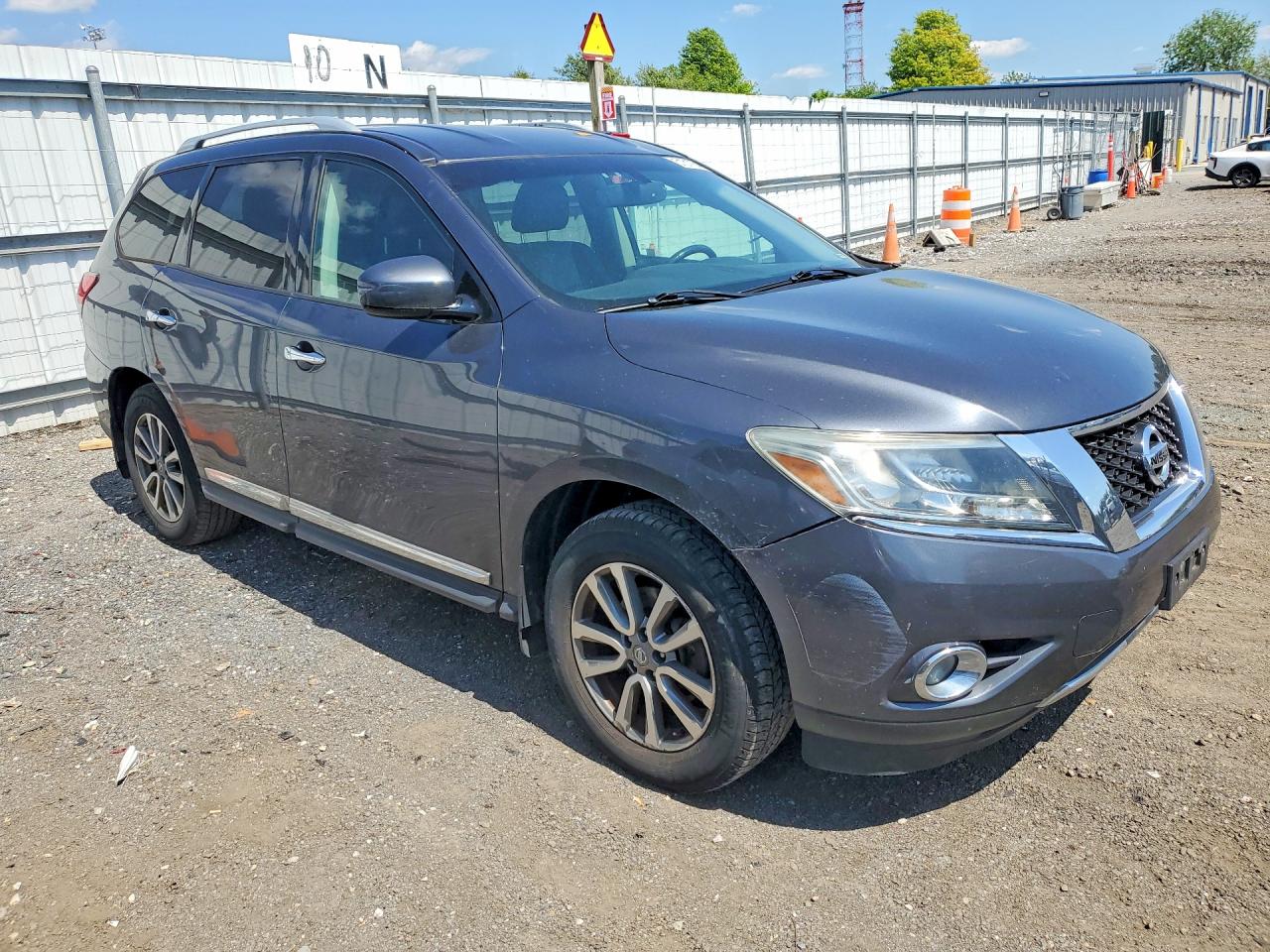 2014 Nissan Pathfinder Sl Серый vin: 5N1AR2MM0EC636082