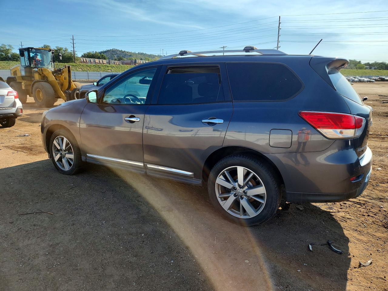 2014 Nissan Pathfinder S Gray vin: 5N1AR2MM0EC641654