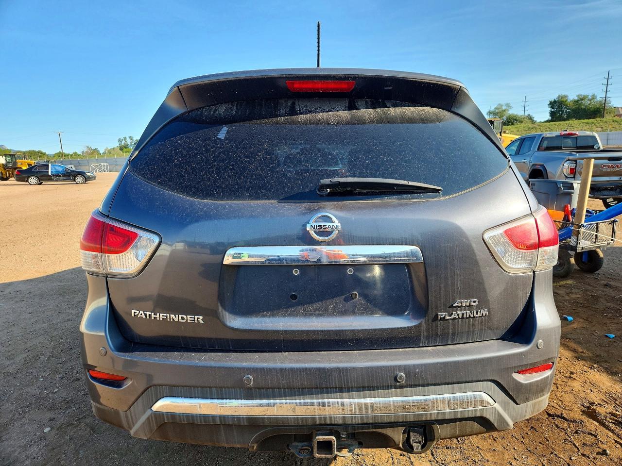 2014 Nissan Pathfinder S Gray vin: 5N1AR2MM0EC641654