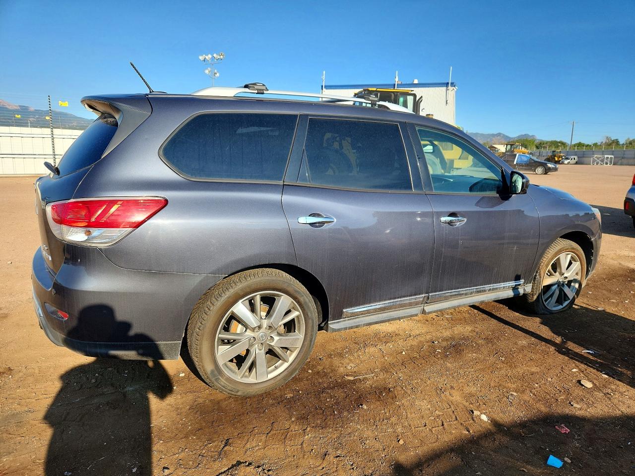 2014 Nissan Pathfinder S Gray vin: 5N1AR2MM0EC641654