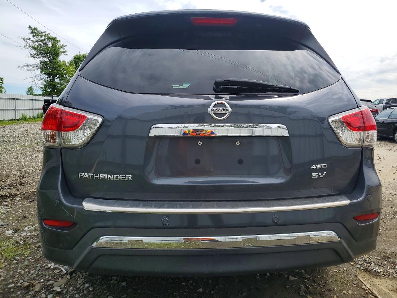 2014 Nissan Pathfinder Sv Gray vin: 5N1AR2MM0EC653237
