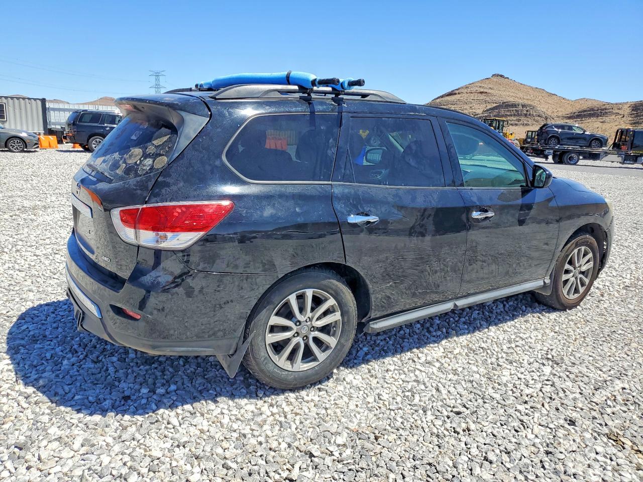 2014 Nissan Pathfinder S Black vin: 5N1AR2MM0EC663086