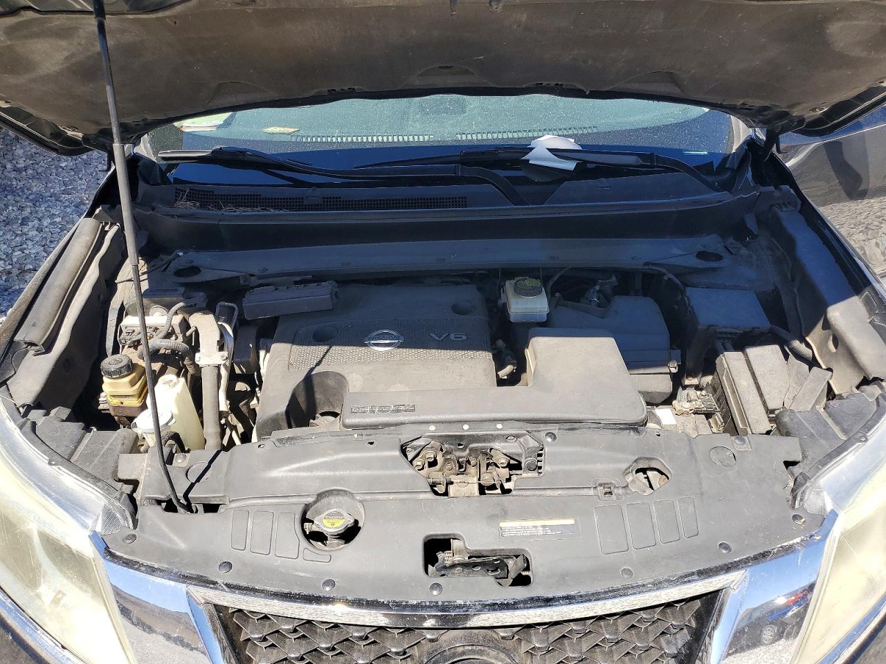 2014 Nissan Pathfinder S Black vin: 5N1AR2MM0EC663086