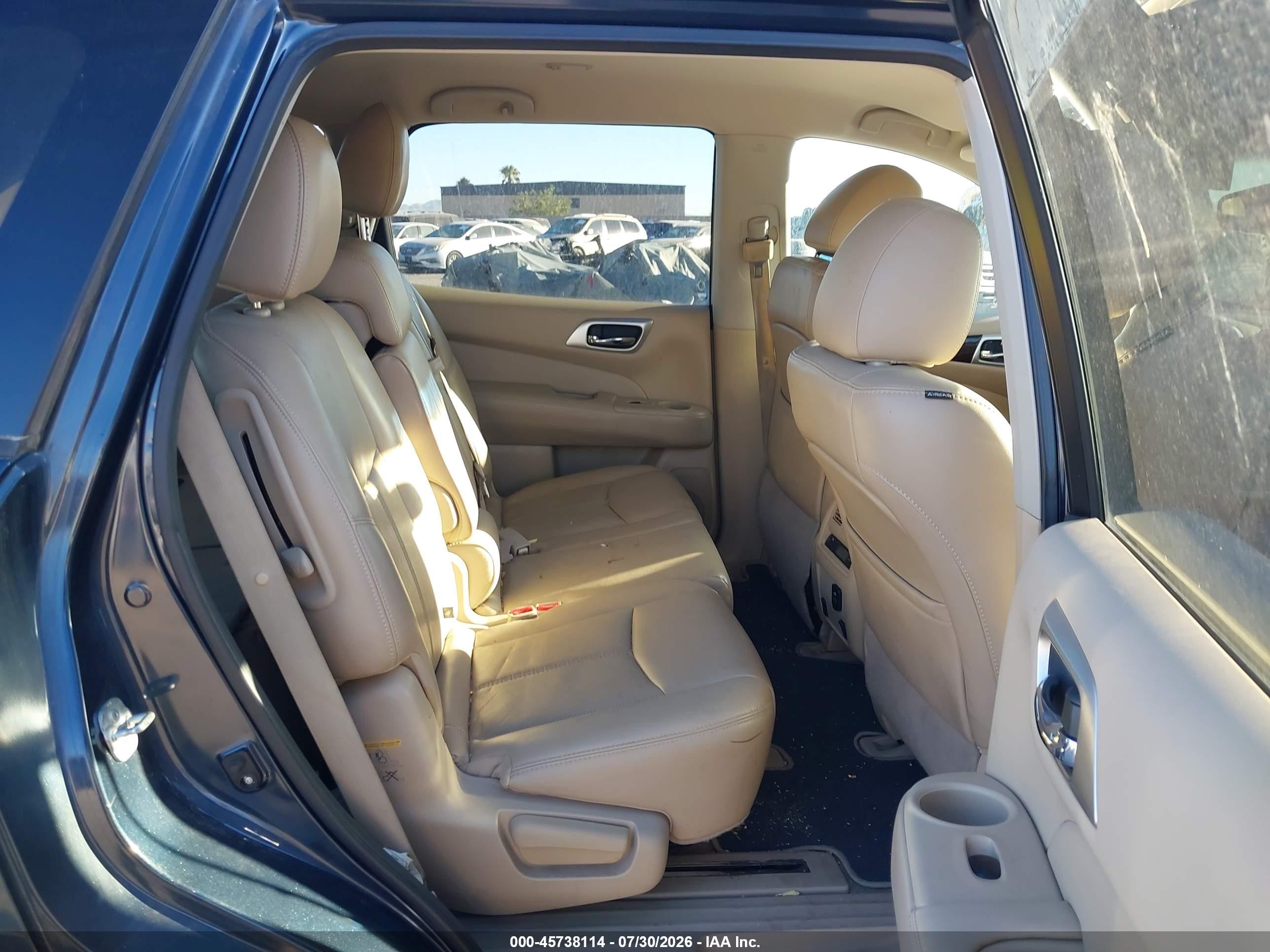 2014 Nissan Pathfinder Platinum Dark Blue vin: 5N1AR2MM0EC692202