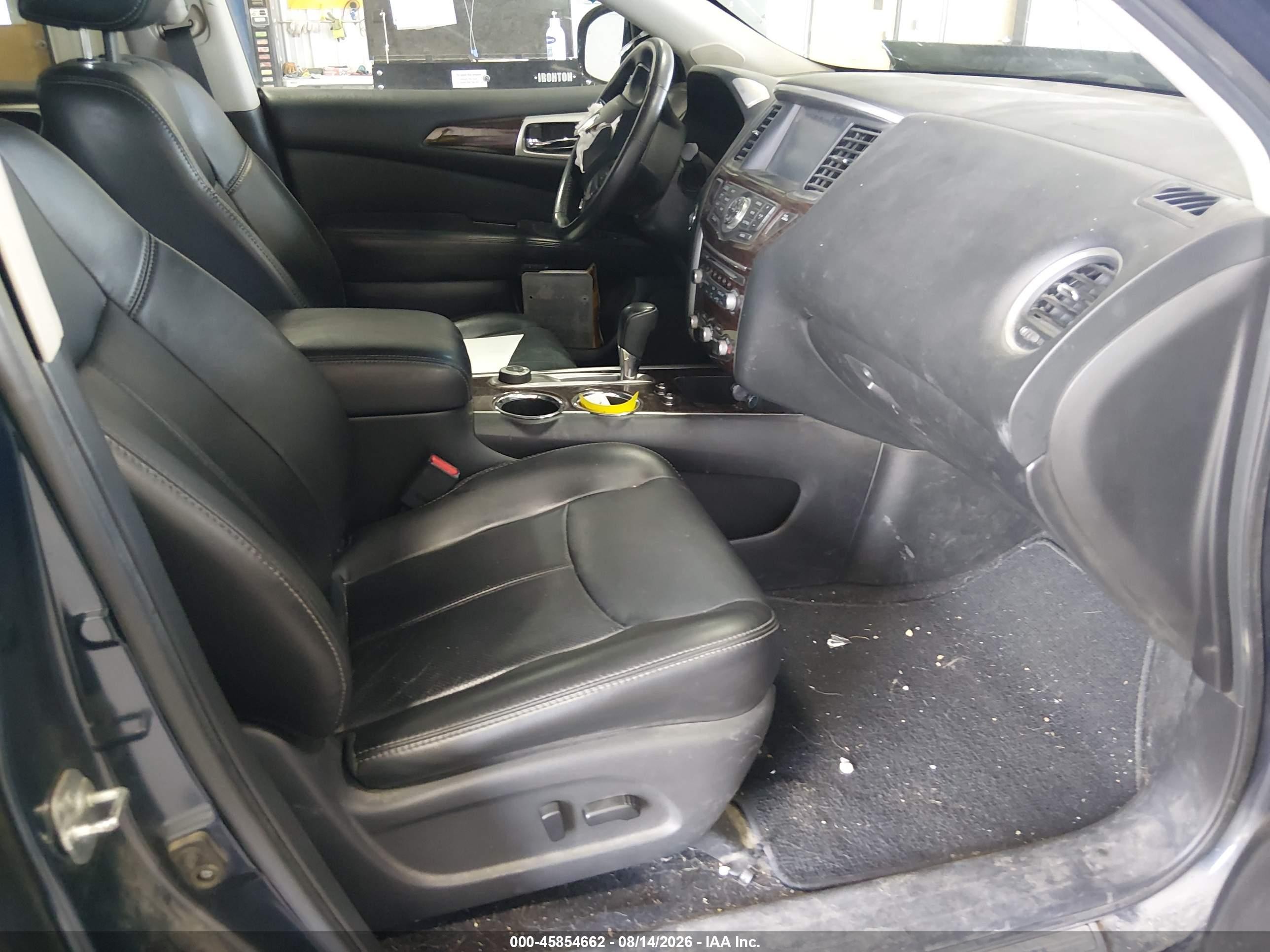2014 Nissan Pathfinder Platinum Blue vin: 5N1AR2MM0EC695844