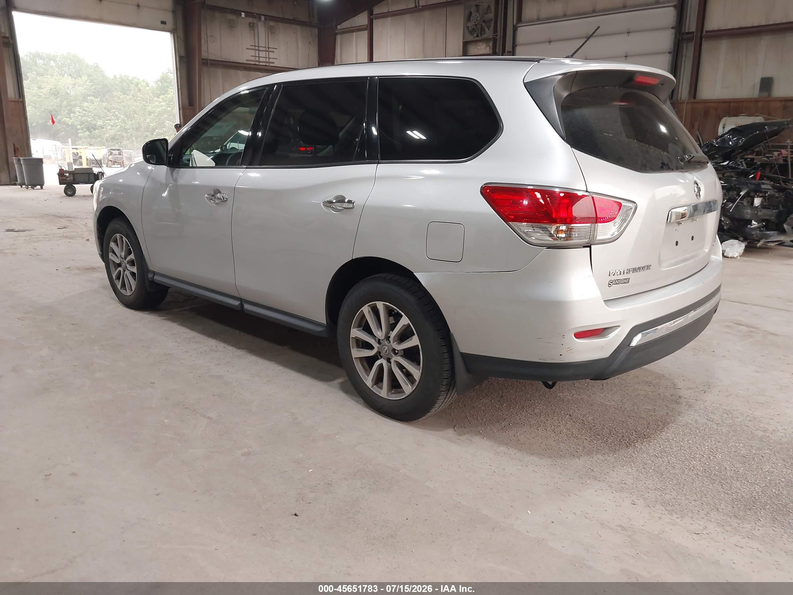 2014 Nissan Pathfinder S Серебряный vin: 5N1AR2MM0EC707247