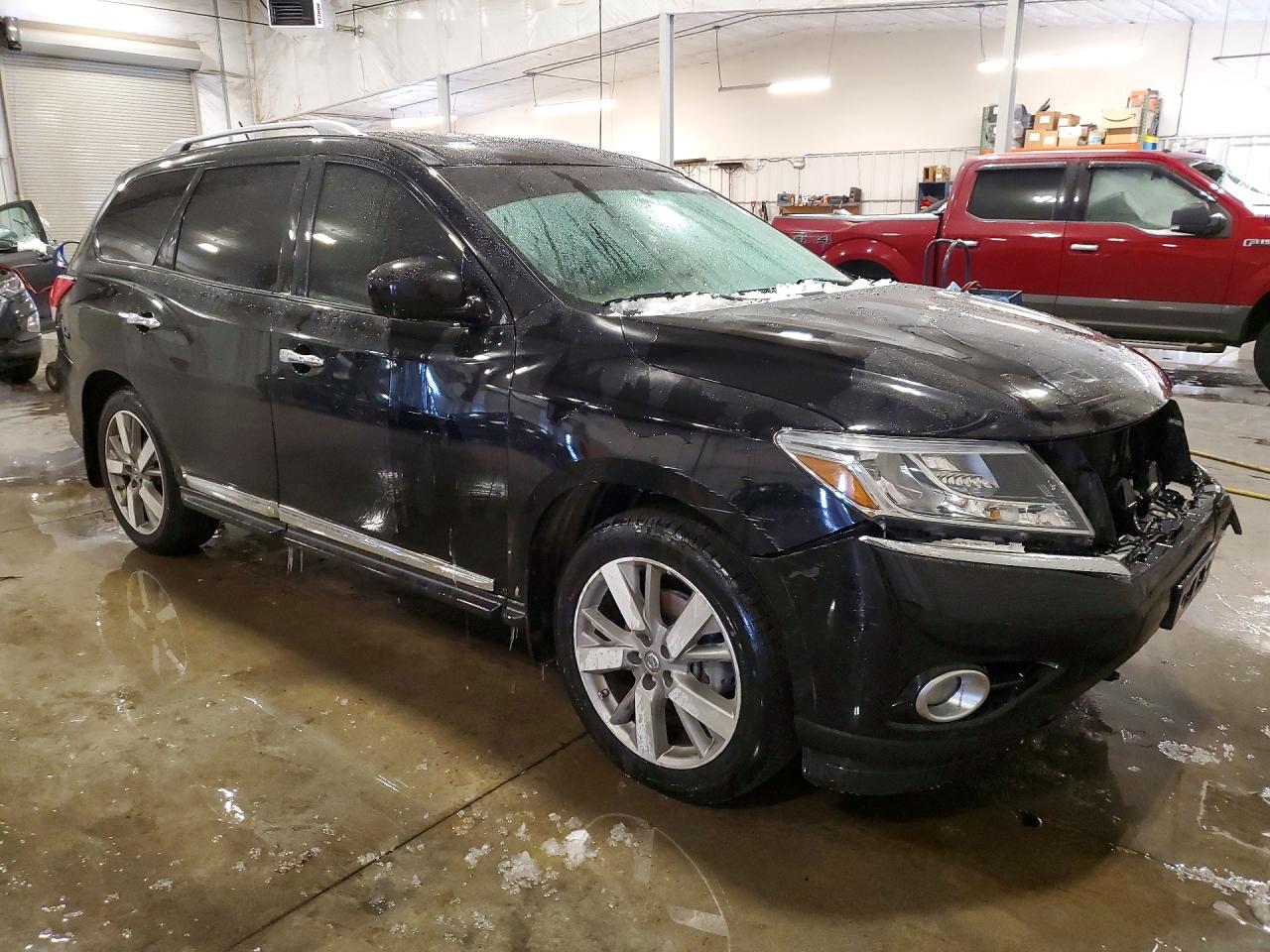 2014 Nissan Pathfinder S Black vin: 5N1AR2MM0EC714599