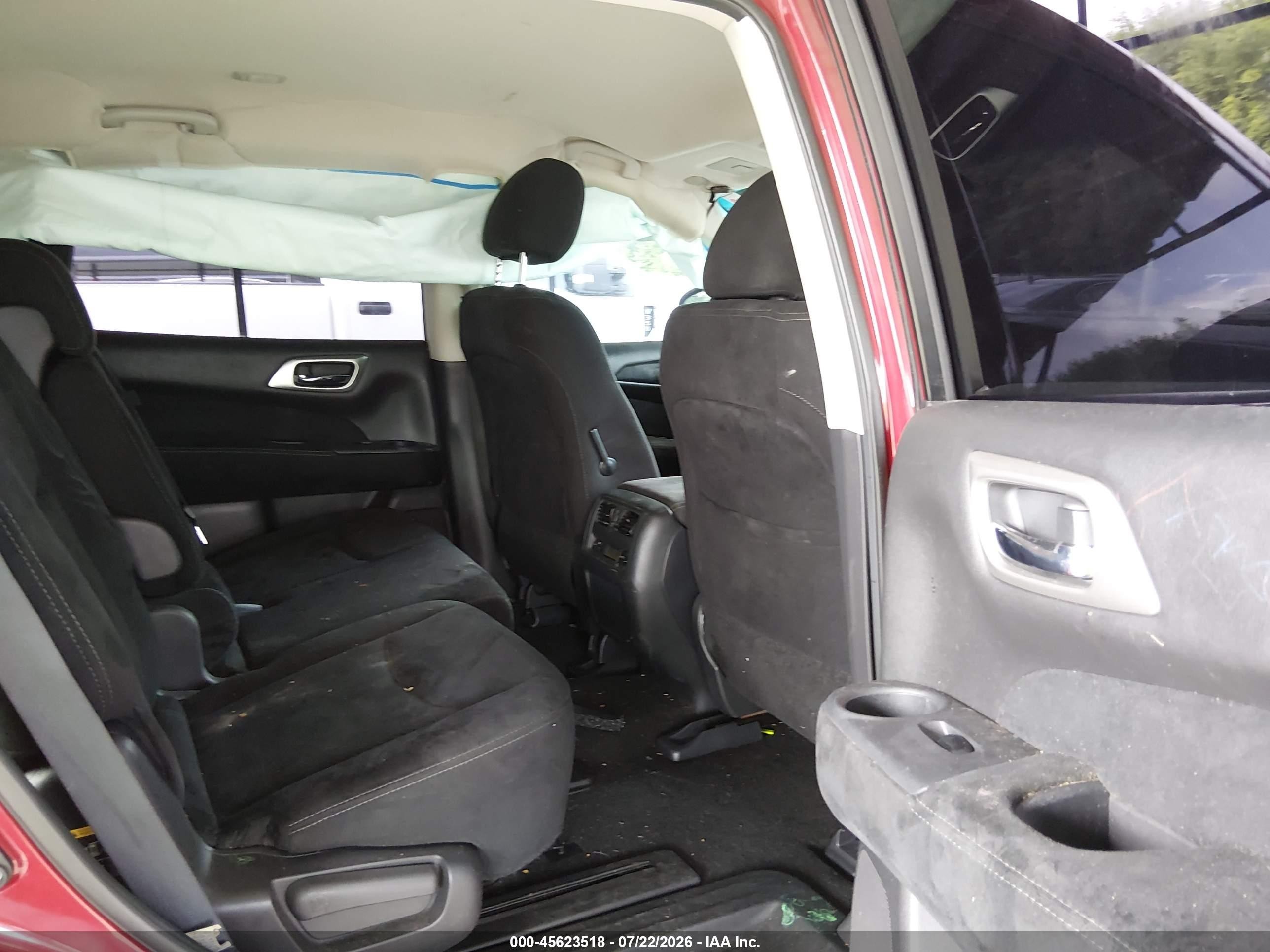 2014 Nissan Pathfinder Sv Красный vin: 5N1AR2MM0EC725344