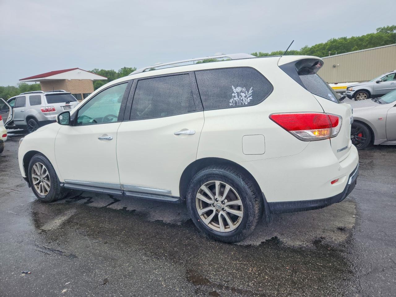 2014 Nissan Pathfinder Sl White vin: 5N1AR2MM0EC733895
