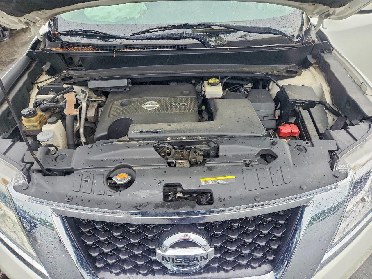 2014 Nissan Pathfinder Sl White vin: 5N1AR2MM0EC733895