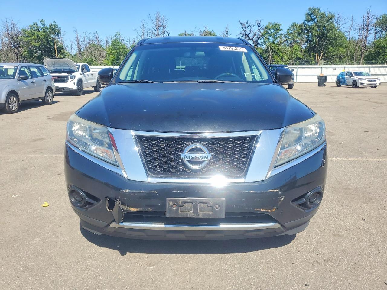 2015 Nissan Pathfinder S Серый vin: 5N1AR2MM0FC603715