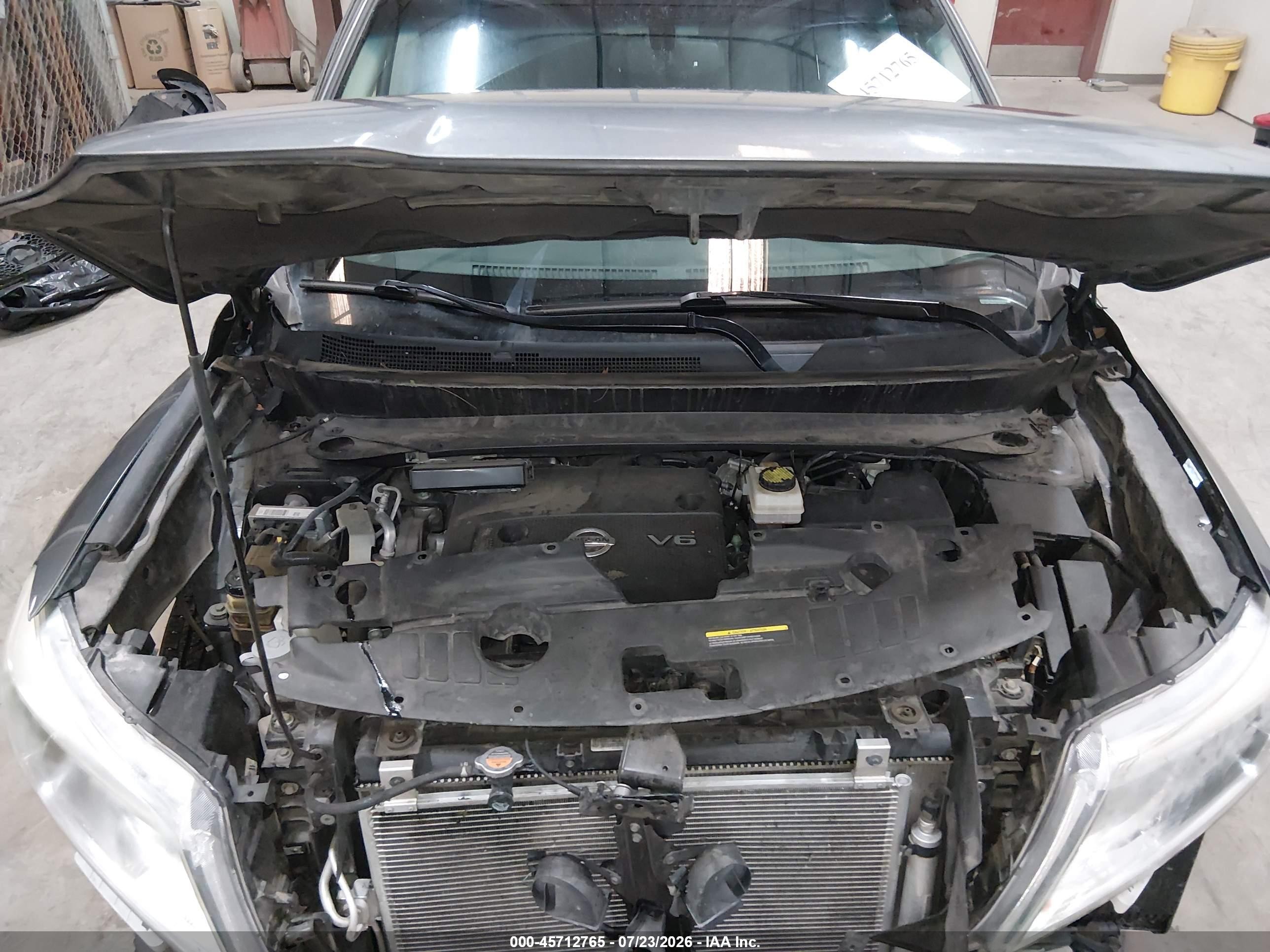 2015 Nissan Pathfinder Sl Gray vin: 5N1AR2MM0FC605349