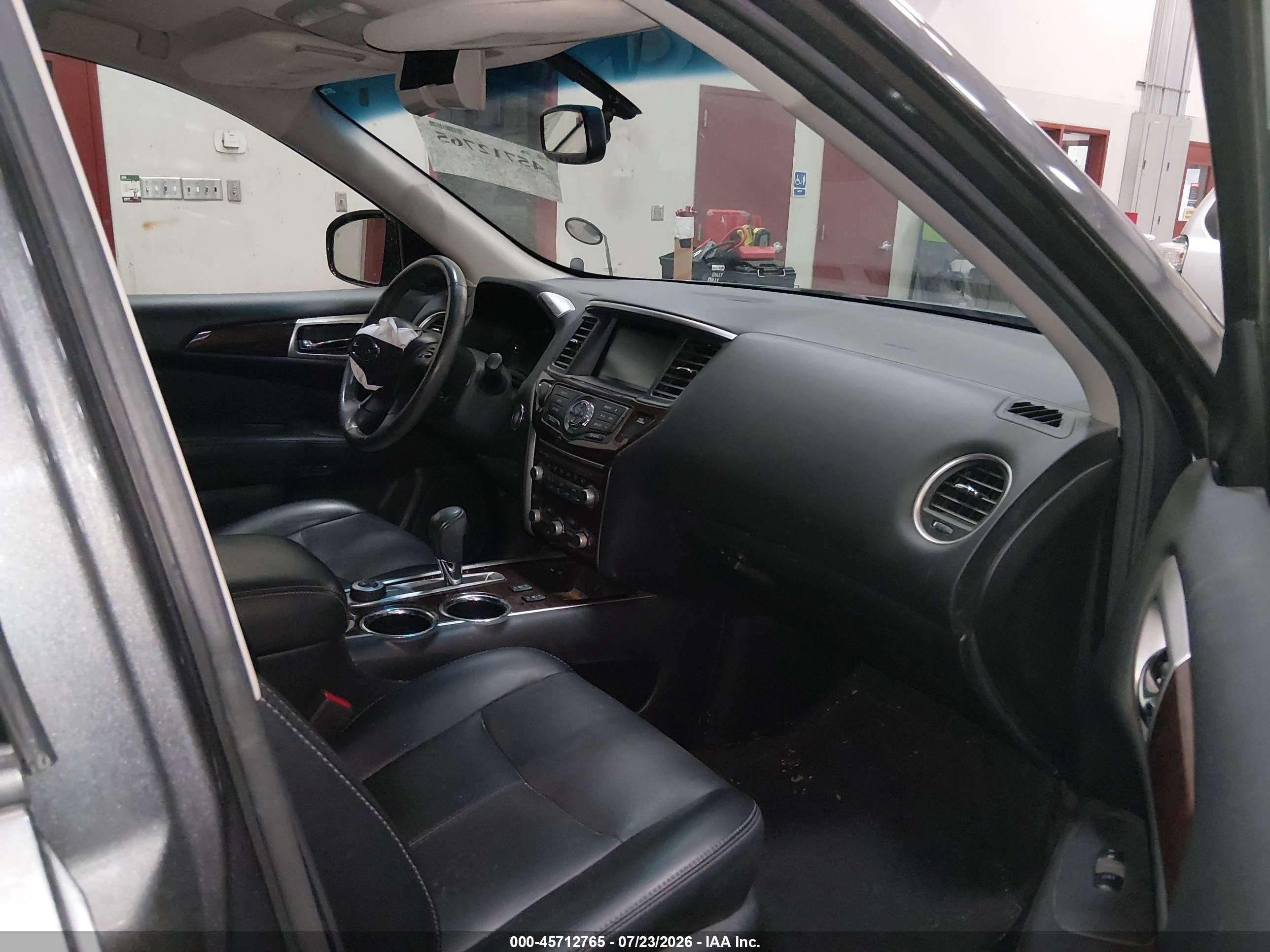 2015 Nissan Pathfinder Sl Gray vin: 5N1AR2MM0FC605349
