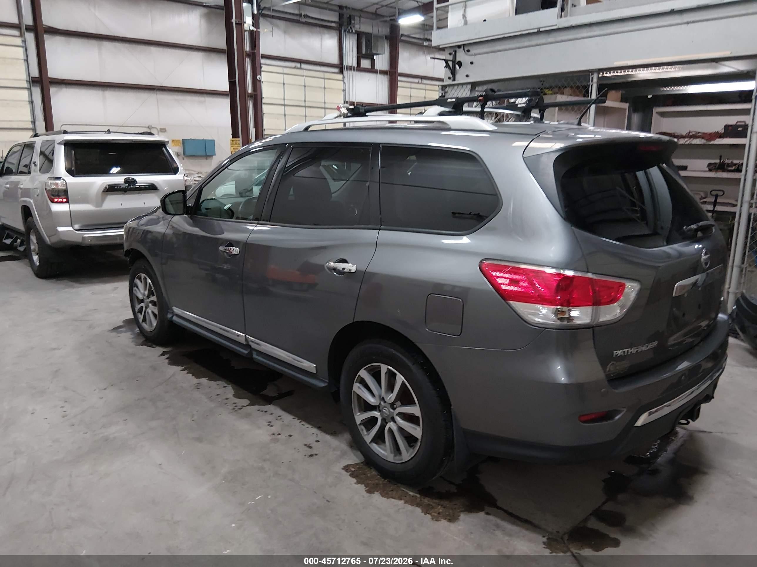 2015 Nissan Pathfinder Sl Gray vin: 5N1AR2MM0FC605349