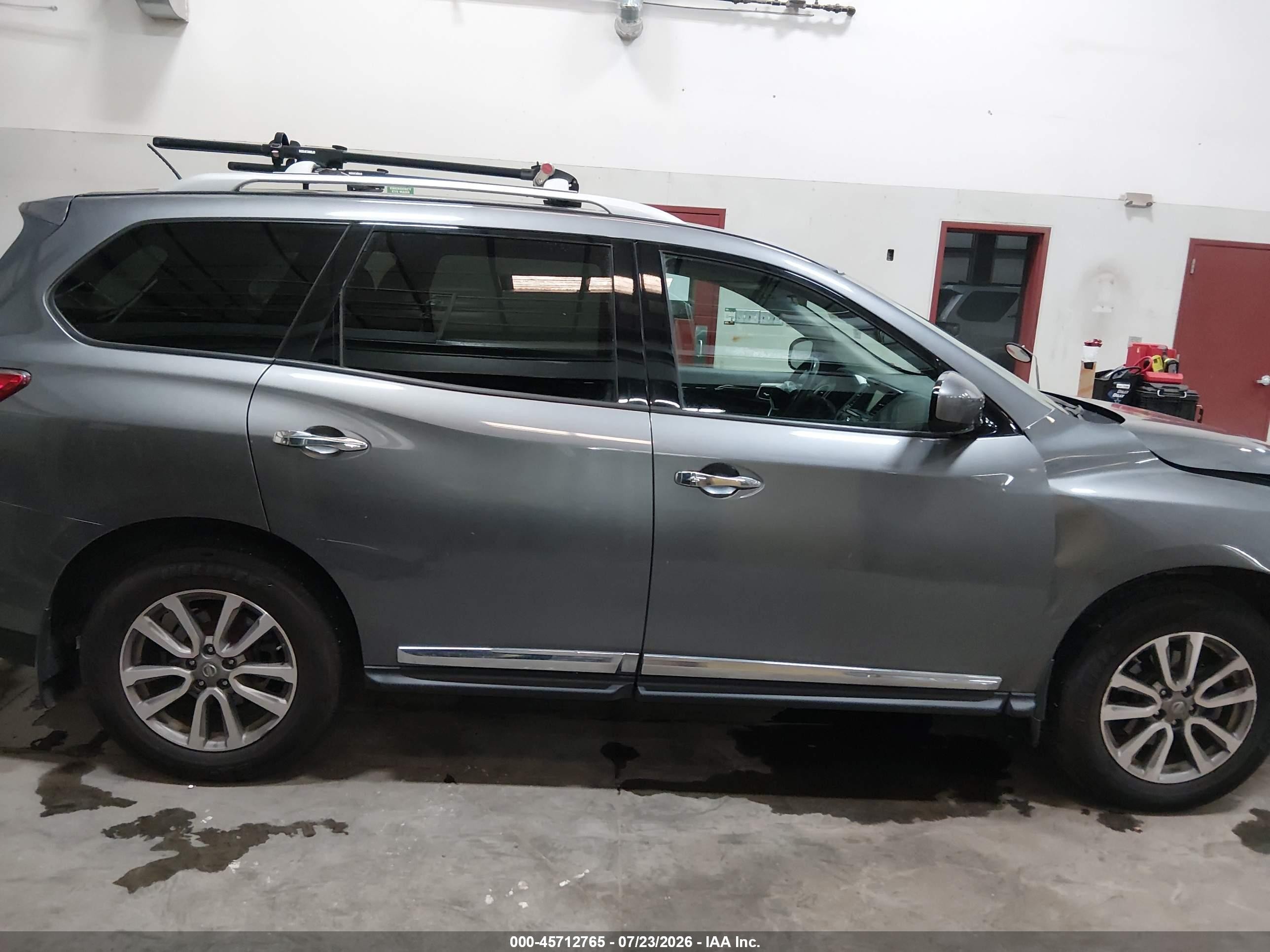 2015 Nissan Pathfinder Sl Gray vin: 5N1AR2MM0FC605349