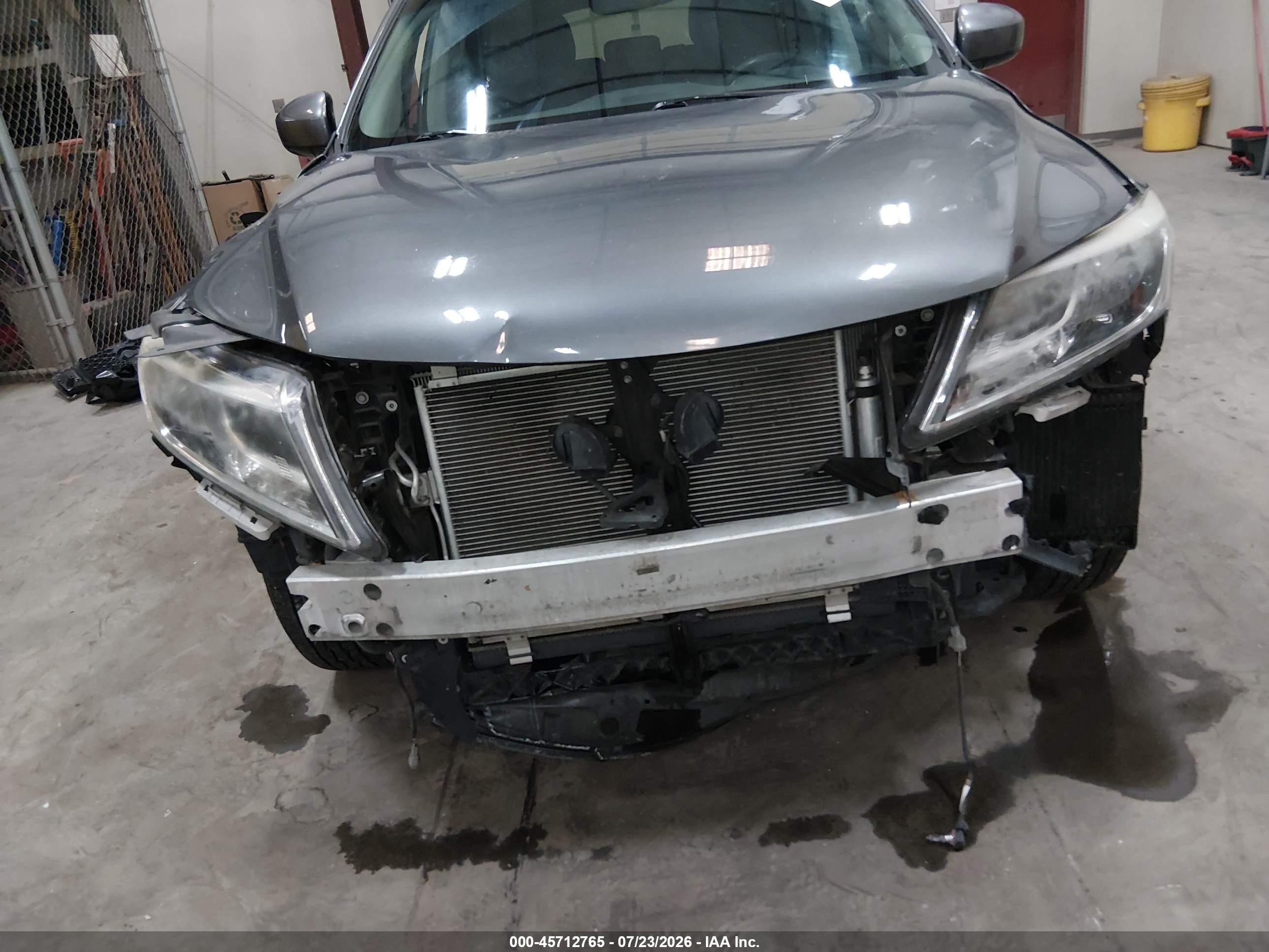 2015 Nissan Pathfinder Sl Gray vin: 5N1AR2MM0FC605349