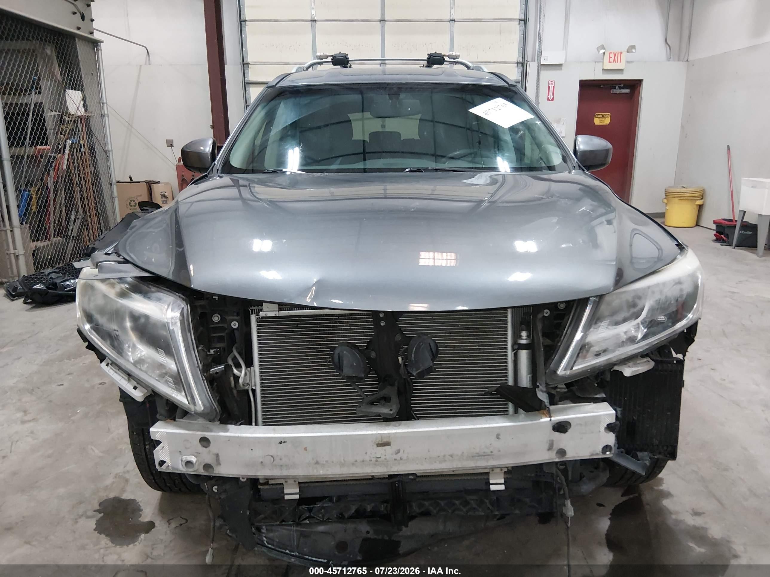 2015 Nissan Pathfinder Sl Gray vin: 5N1AR2MM0FC605349