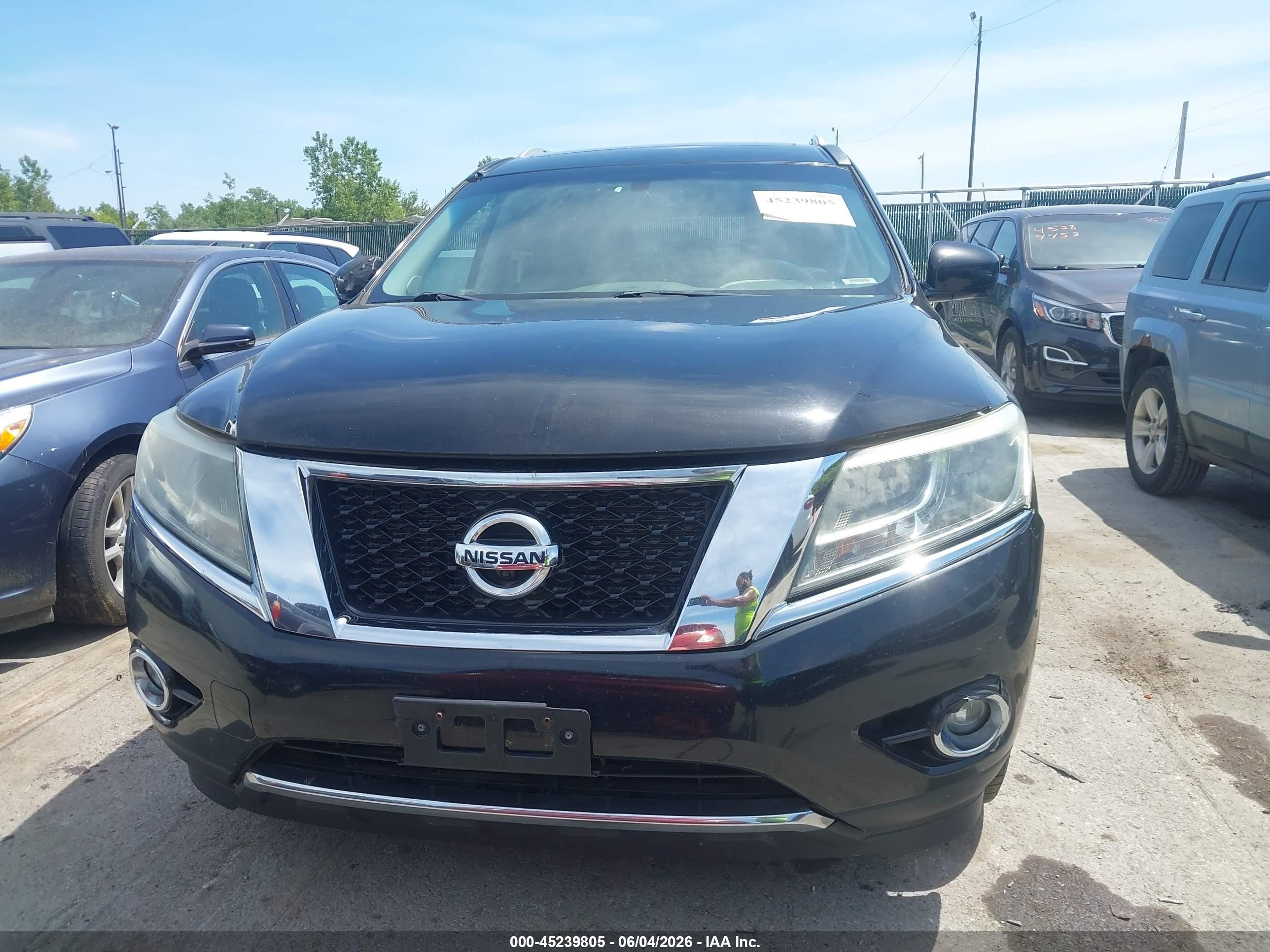 2015 Nissan Pathfinder Platinum Black vin: 5N1AR2MM0FC624628