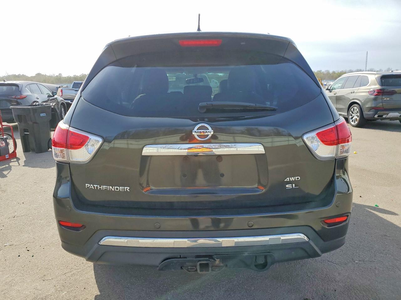 2015 Nissan Pathfinder Sl Black vin: 5N1AR2MM0FC627206