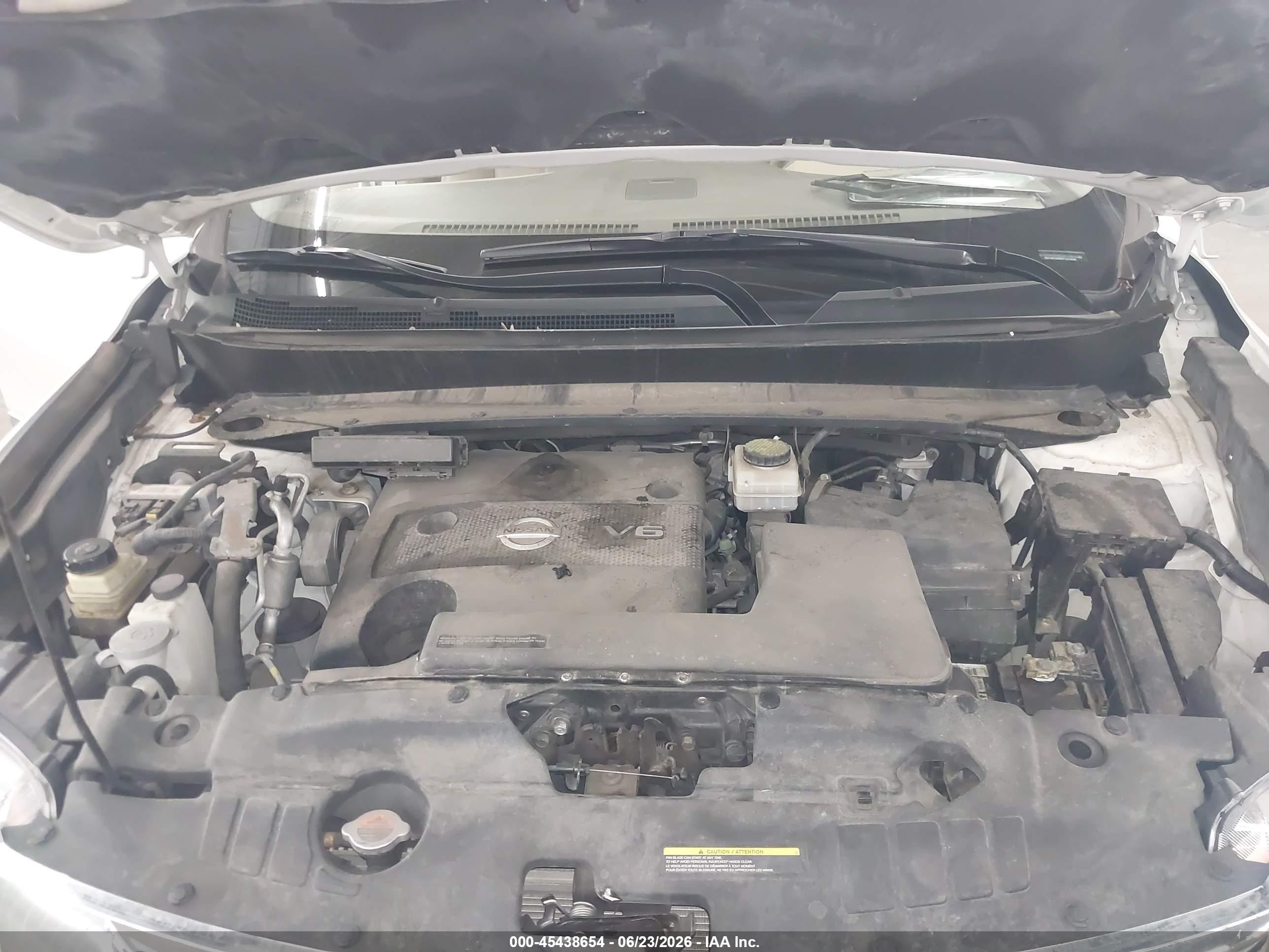 2015 Nissan Pathfinder Sl White vin: 5N1AR2MM0FC633846