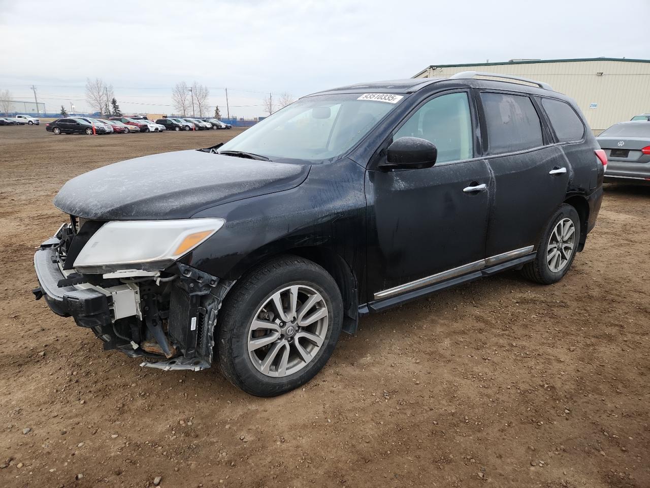 2015 Nissan Pathfinder S Black vin: 5N1AR2MM0FC638982
