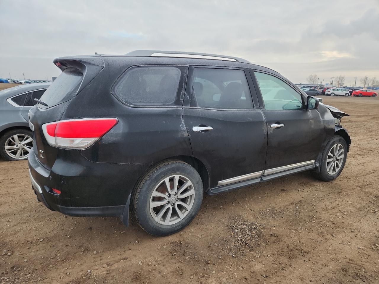 2015 Nissan Pathfinder S Black vin: 5N1AR2MM0FC638982