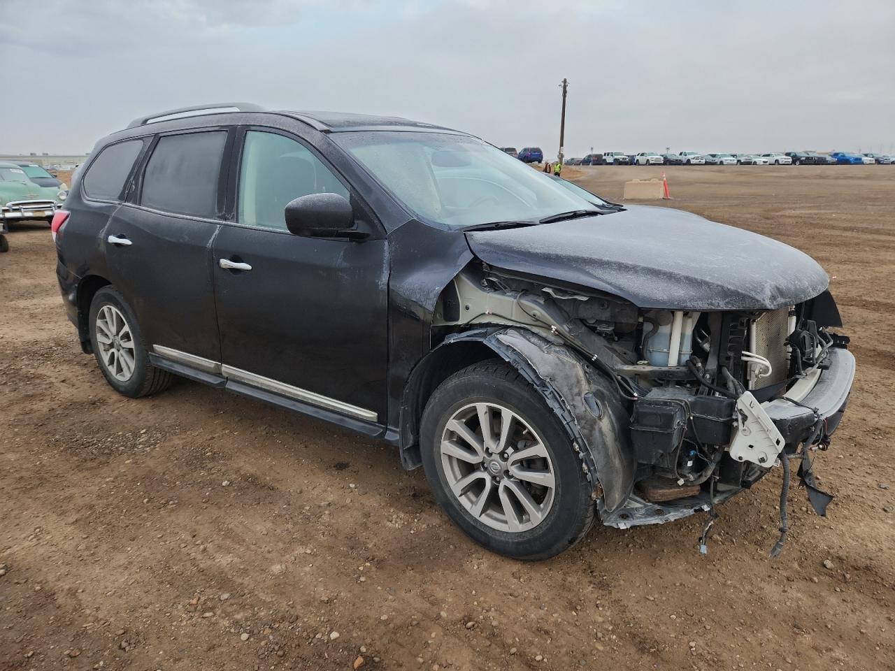 2015 Nissan Pathfinder S Black vin: 5N1AR2MM0FC638982