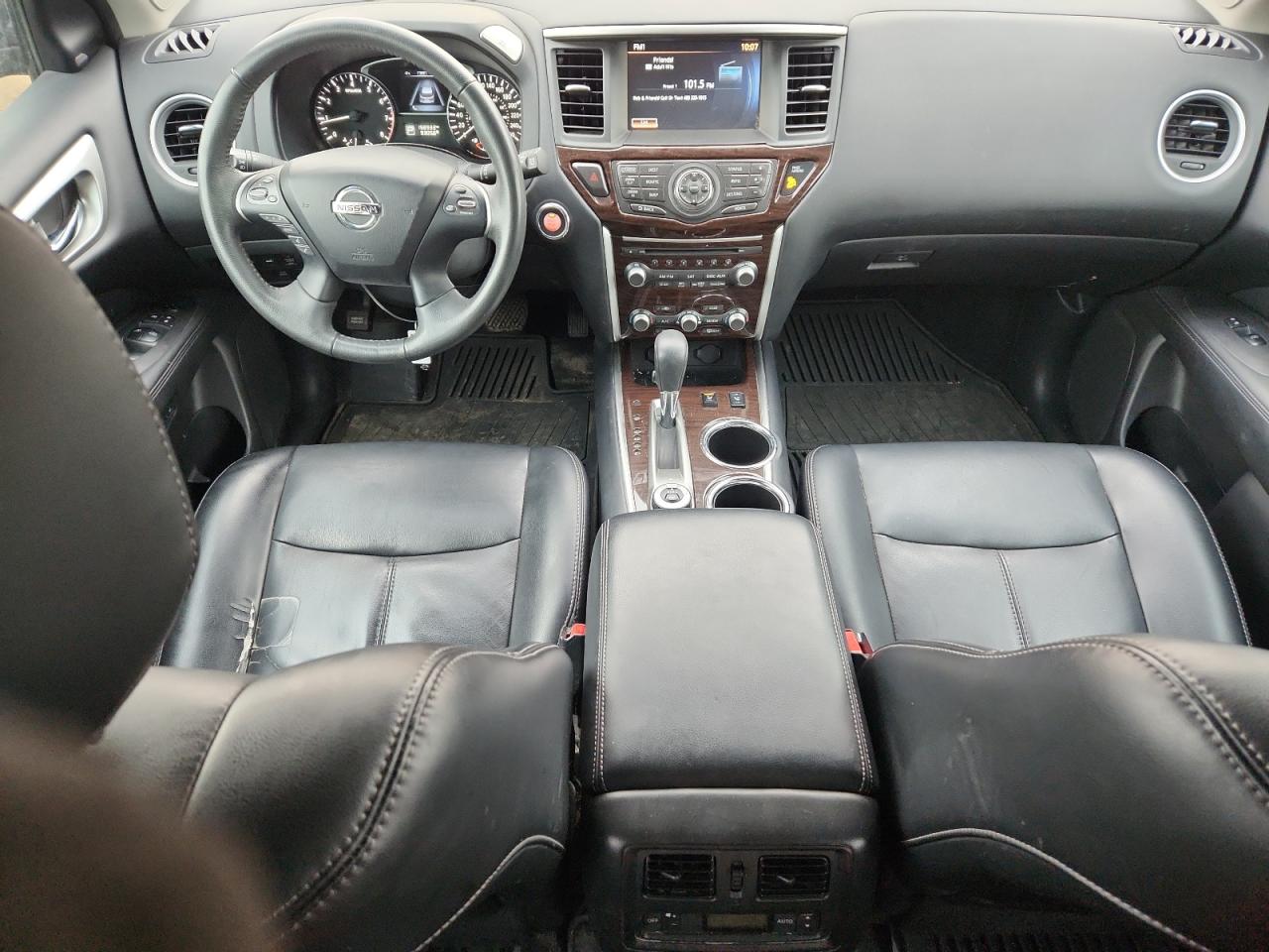 2015 Nissan Pathfinder S Black vin: 5N1AR2MM0FC638982