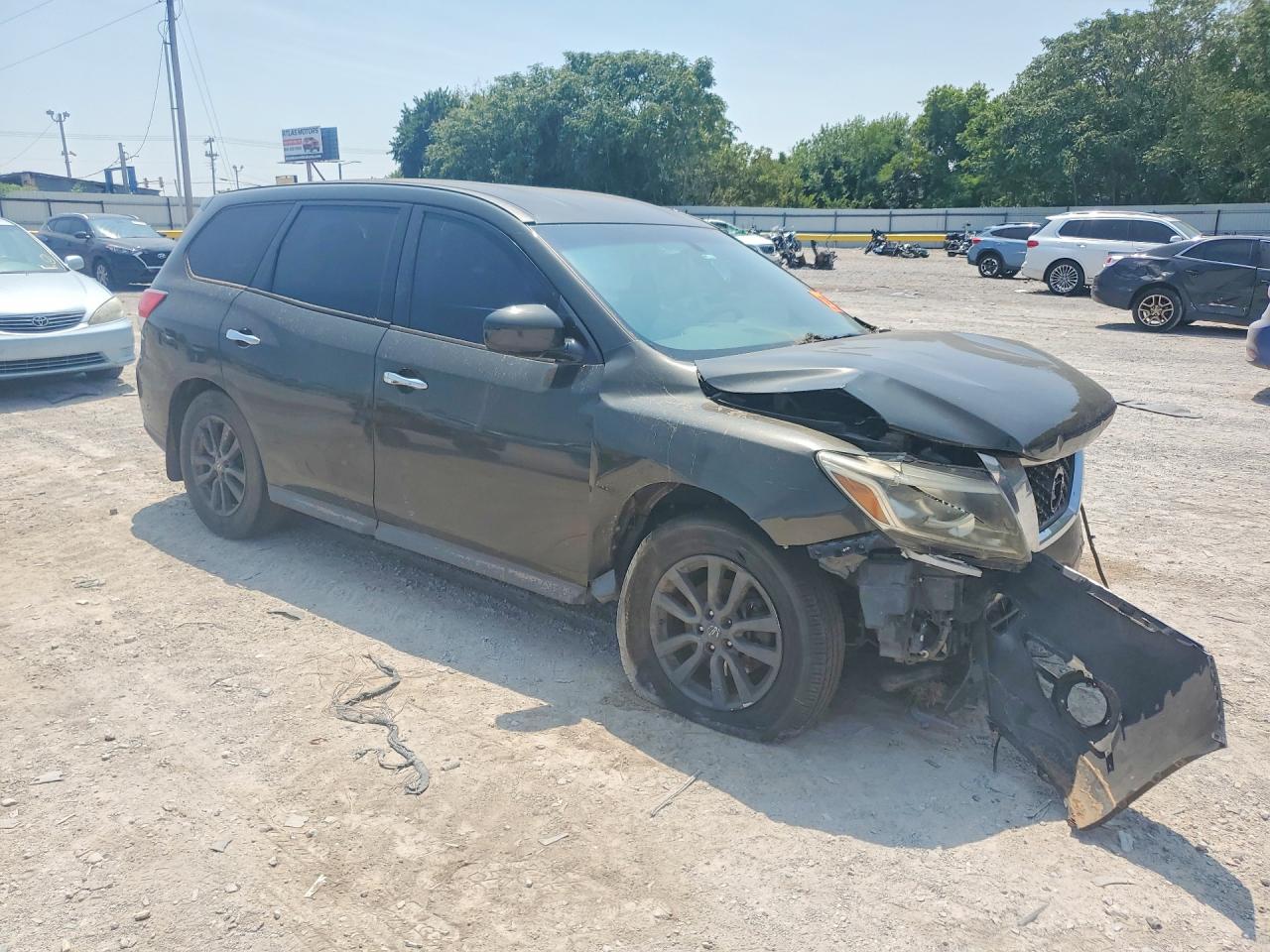 2015 Nissan Pathfinder S Gray vin: 5N1AR2MM0FC641509
