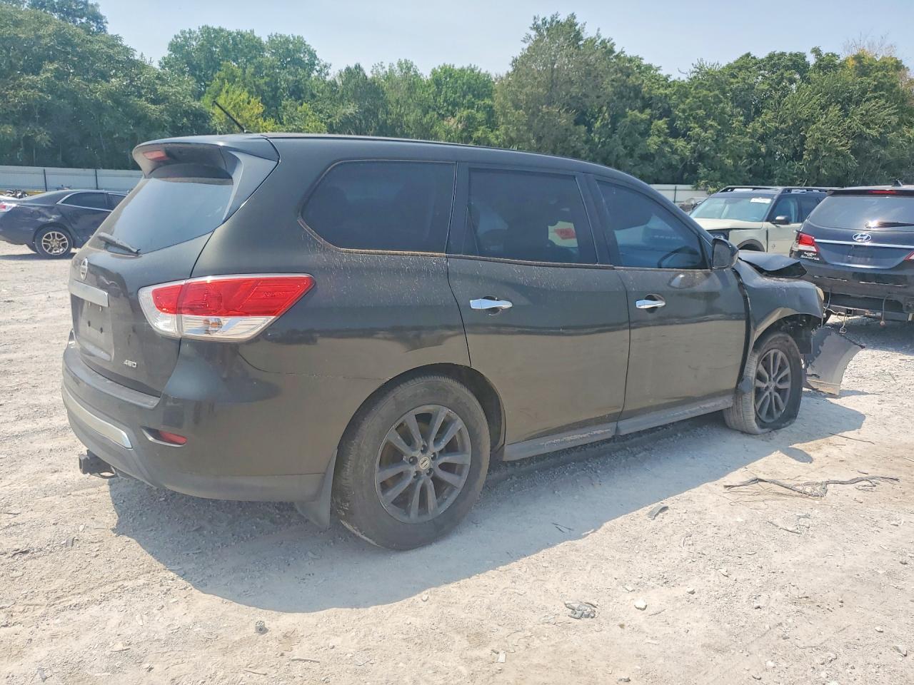 2015 Nissan Pathfinder S Gray vin: 5N1AR2MM0FC641509