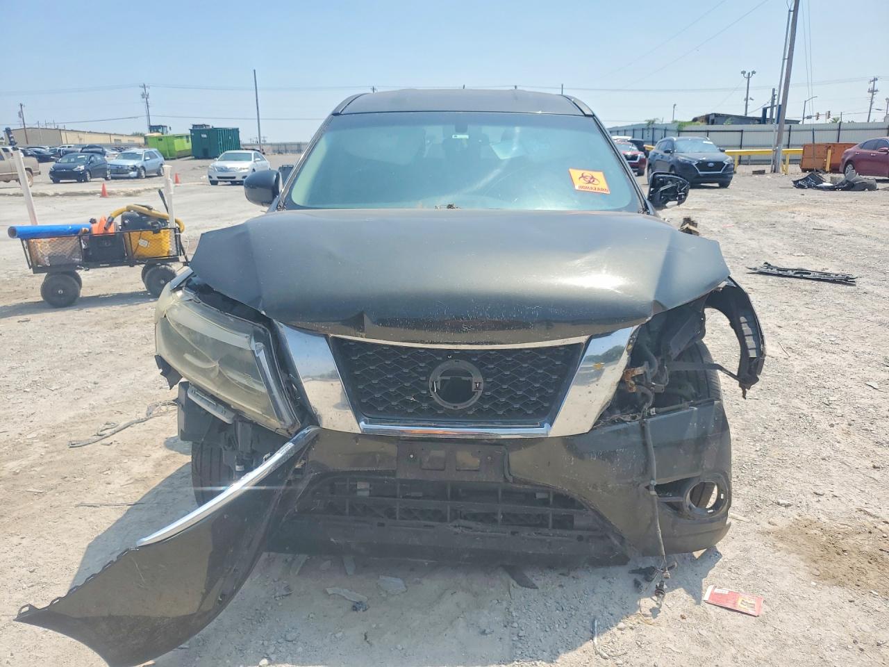 2015 Nissan Pathfinder S Gray vin: 5N1AR2MM0FC641509