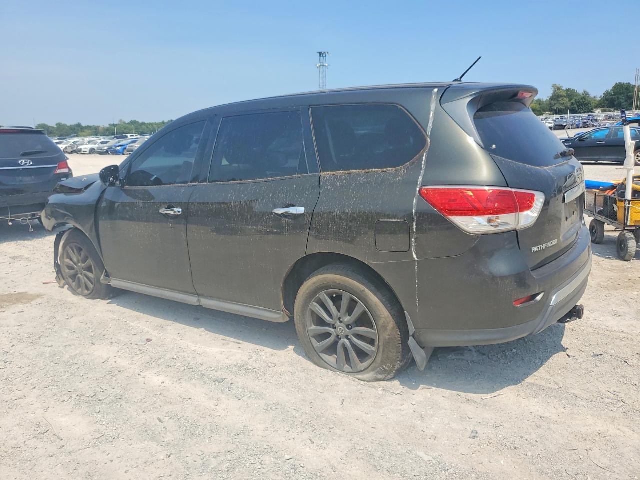2015 Nissan Pathfinder S Gray vin: 5N1AR2MM0FC641509